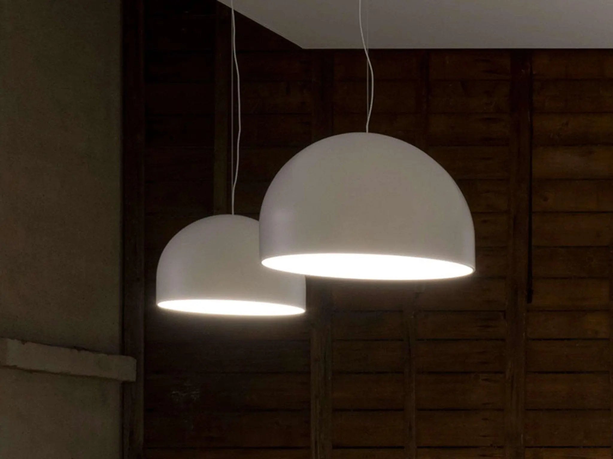 Lampa wisząca MY DOME biały – styl minimalistyczny