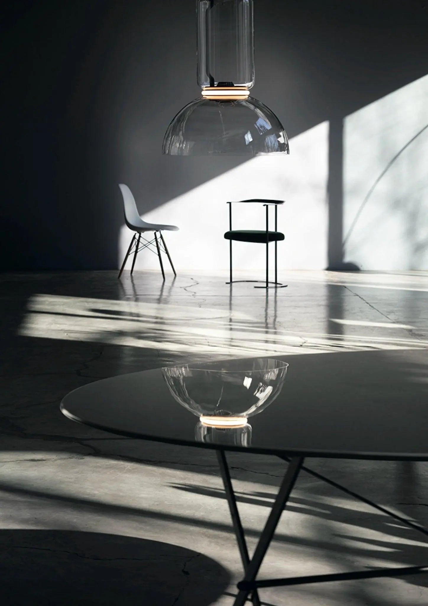 Lampa wisząca NOCTAMBULE BOWL szkło – styl nowoczesny
