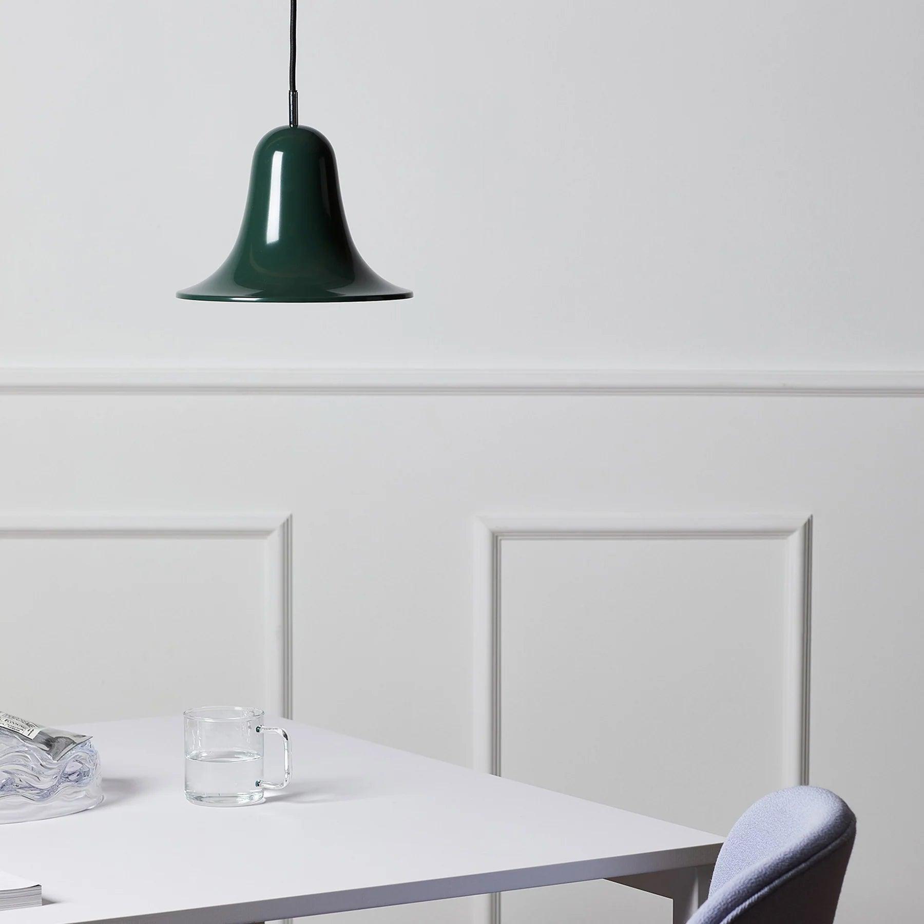 Lampa wisząca PANTOP ciemnozielony Verpan Eye on Design