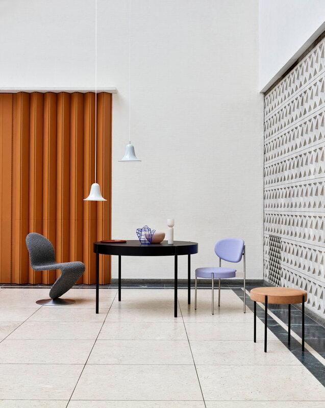 Lampa wisząca PANTOP czerwony Verpan Eye on Design