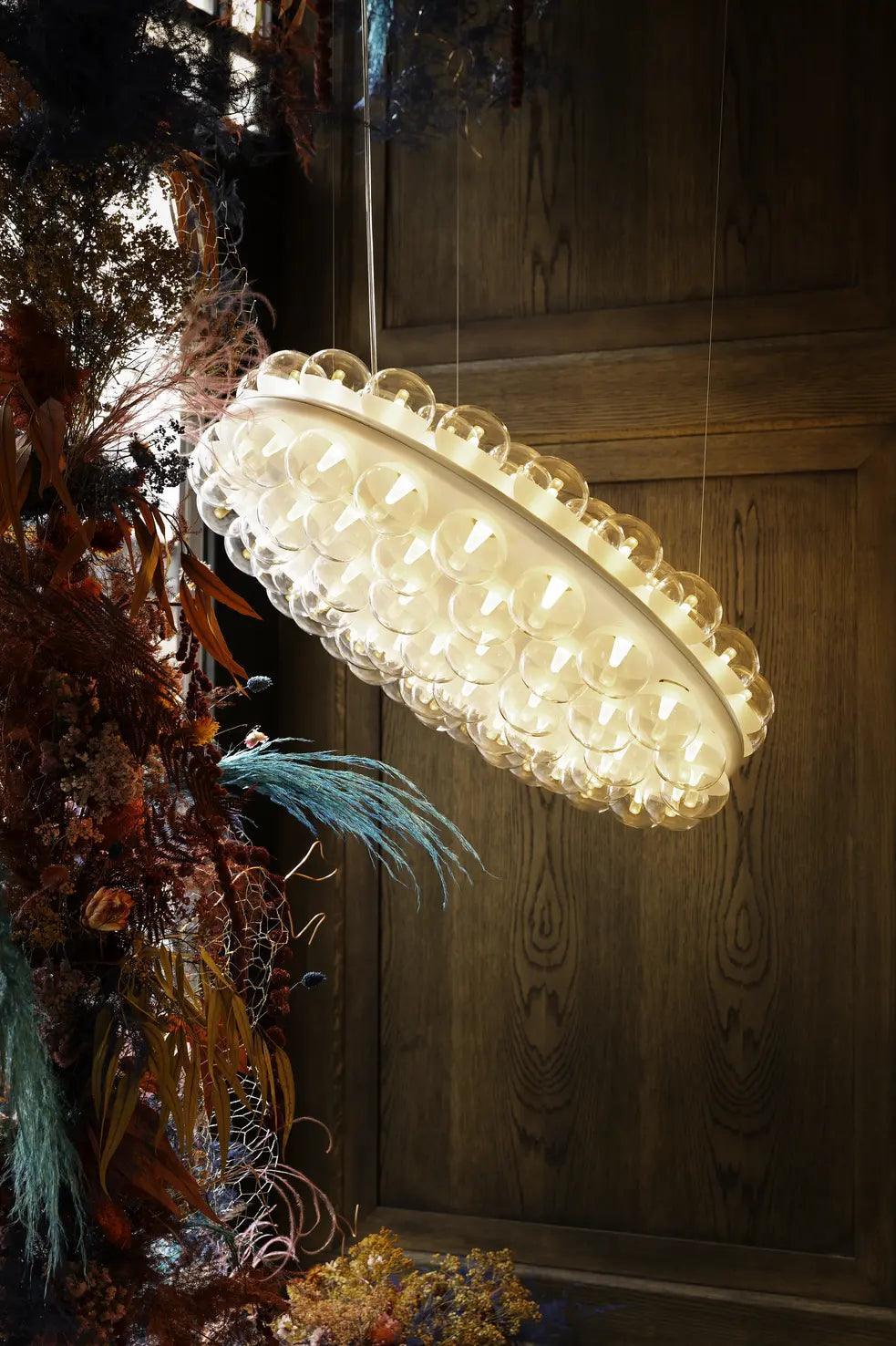 Lampa wisząca PROP LIGHT ROUND DOUBLE szkło Moooi Eye on Design