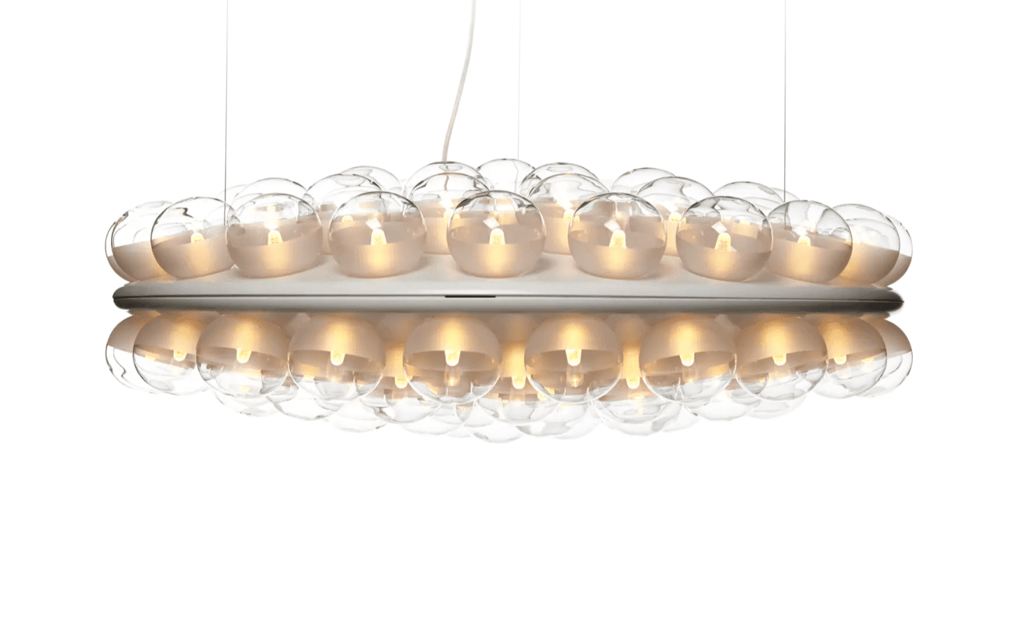 Lampa wisząca PROP LIGHT ROUND DOUBLE szkło Moooi Eye on Design