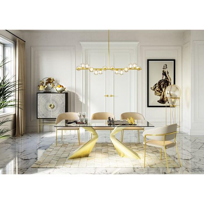 Lampa wisząca GOLDEN BUBBLES złoty Kare Design Eye on Design