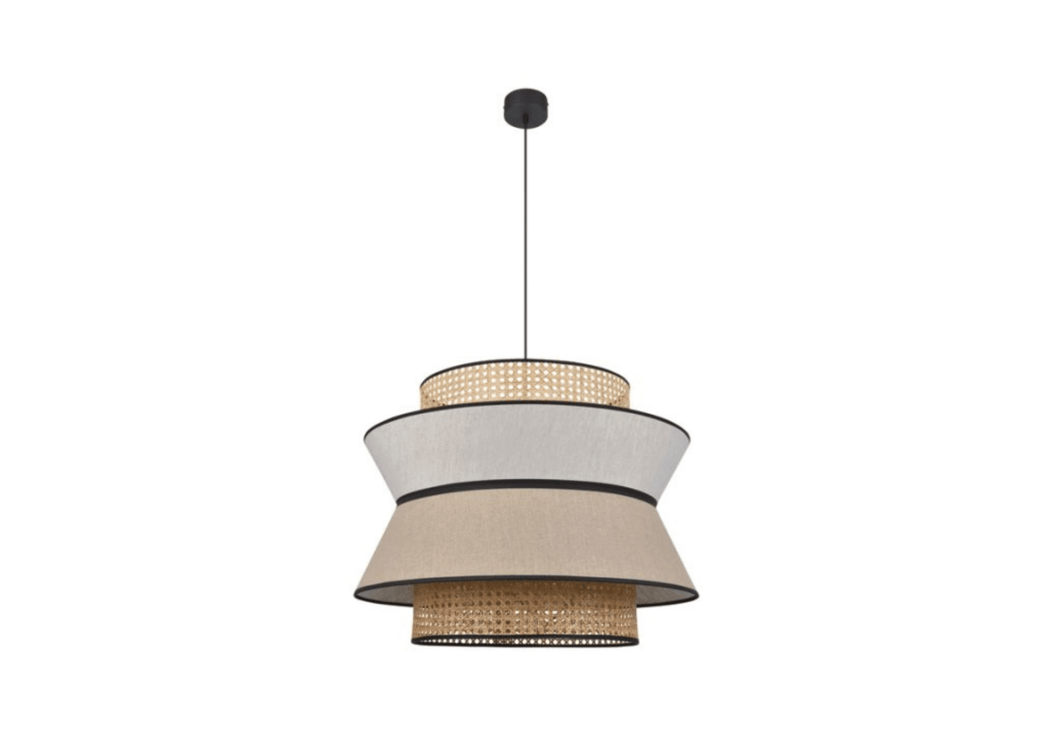 Lampa wisząca SINGAPOUR XL/XXL beżowy Market Set Ø58 x 45 cm Eye on Design