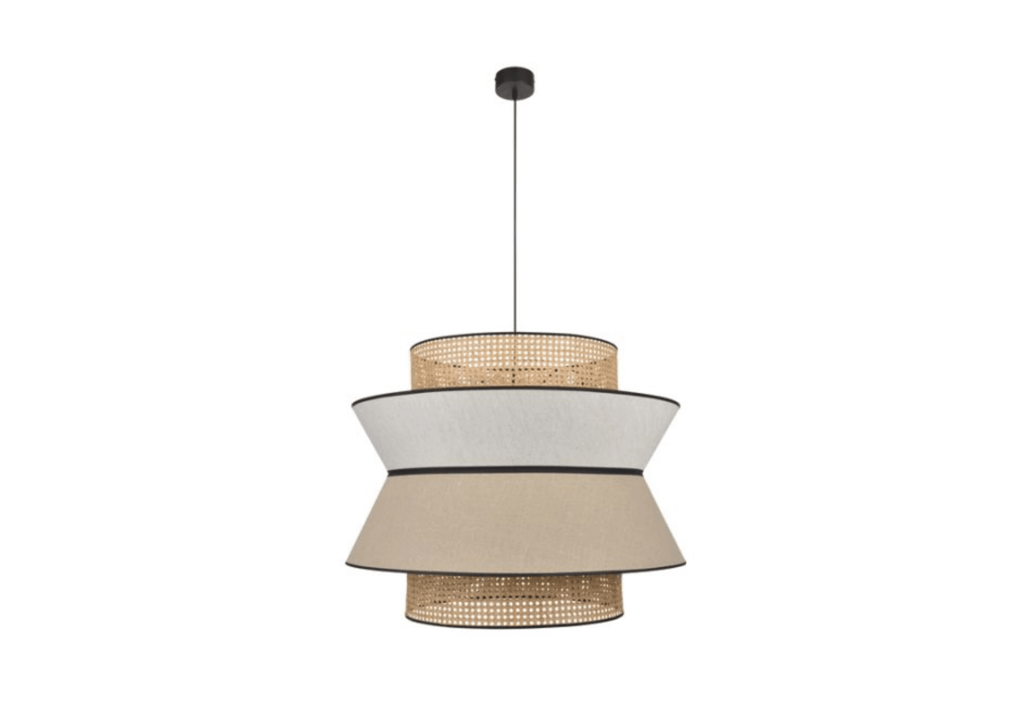 Lampa wisząca SINGAPOUR XL/XXL beżowy Market Set Ø78 x 60 cm Eye on Design