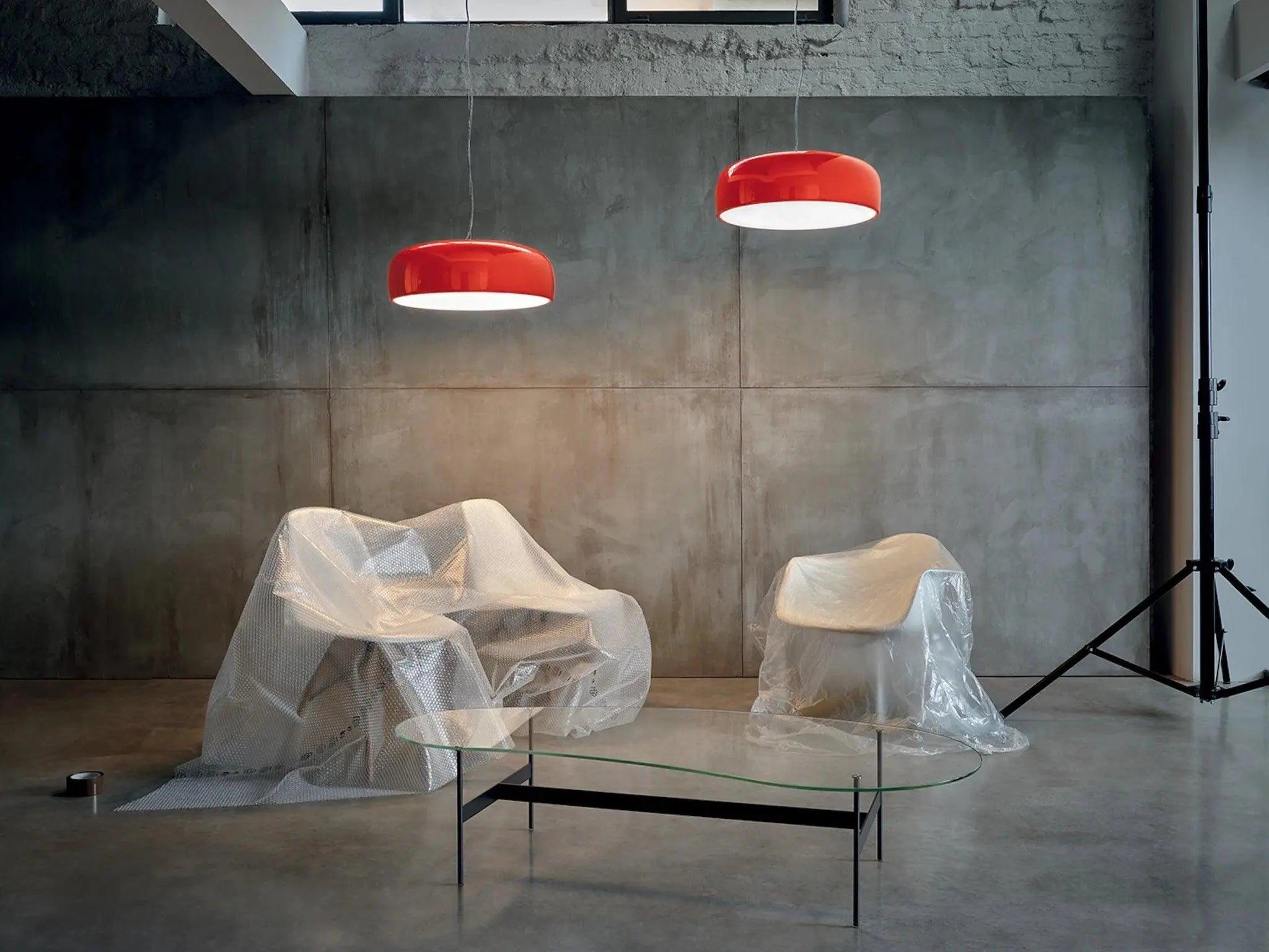 Lampa wisząca SMITHFIELD PRO czerwony, marka Flos