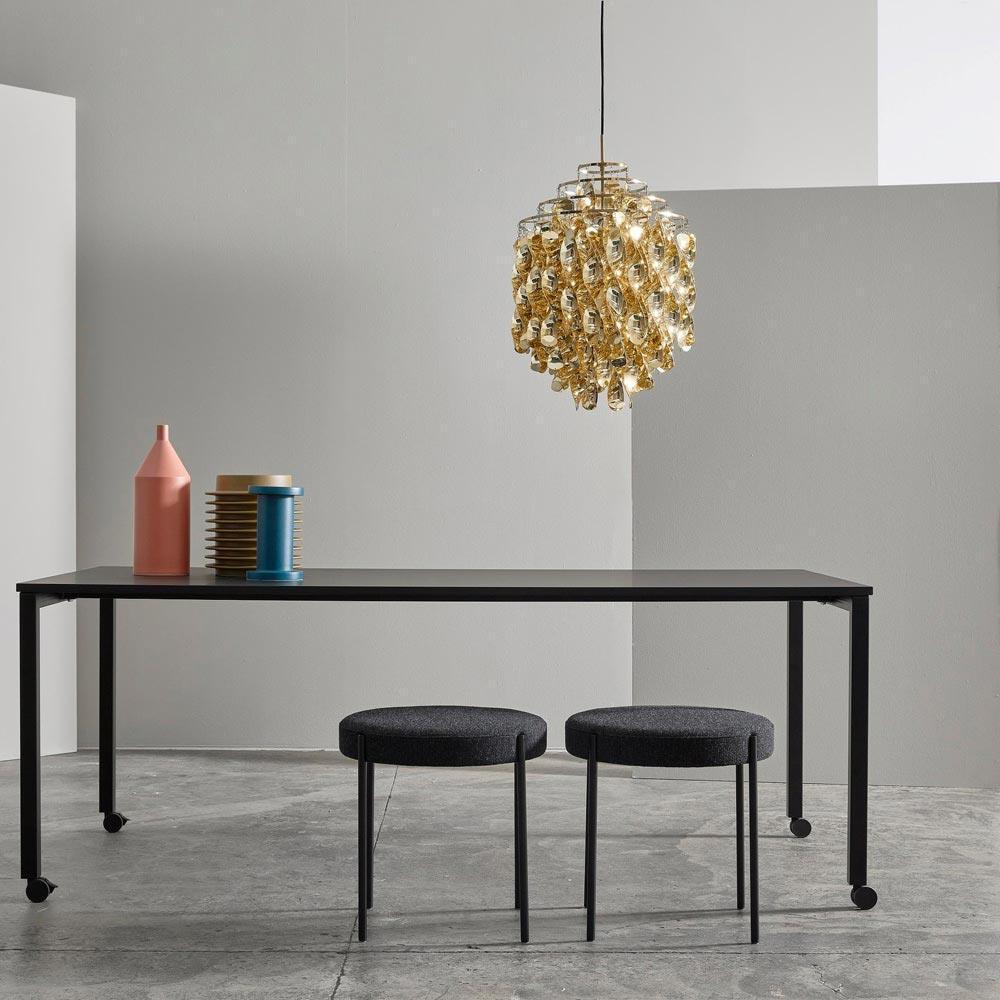 Lampa wisząca SPIRAL SP01 złoty Verpan Eye on Design