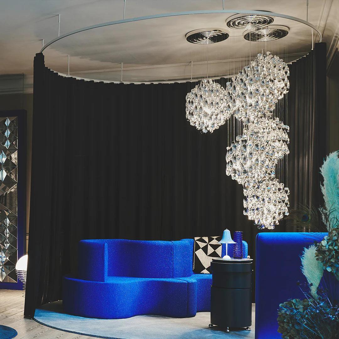 Lampa wisząca SPIRAL SP3 srebrny Verpan Eye on Design