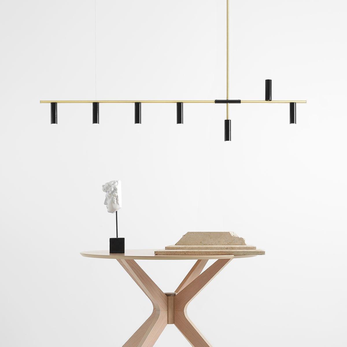 Lampa wisząca TREVO czarny z mosiężnym wykończeniem Artera Eye on Design