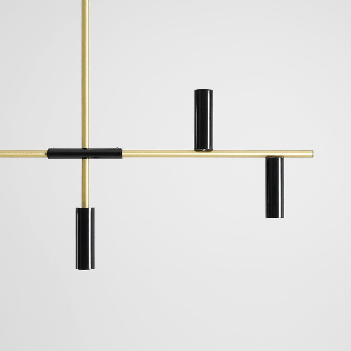 Lampa wisząca TREVO czarny z mosiężnym wykończeniem Artera Eye on Design