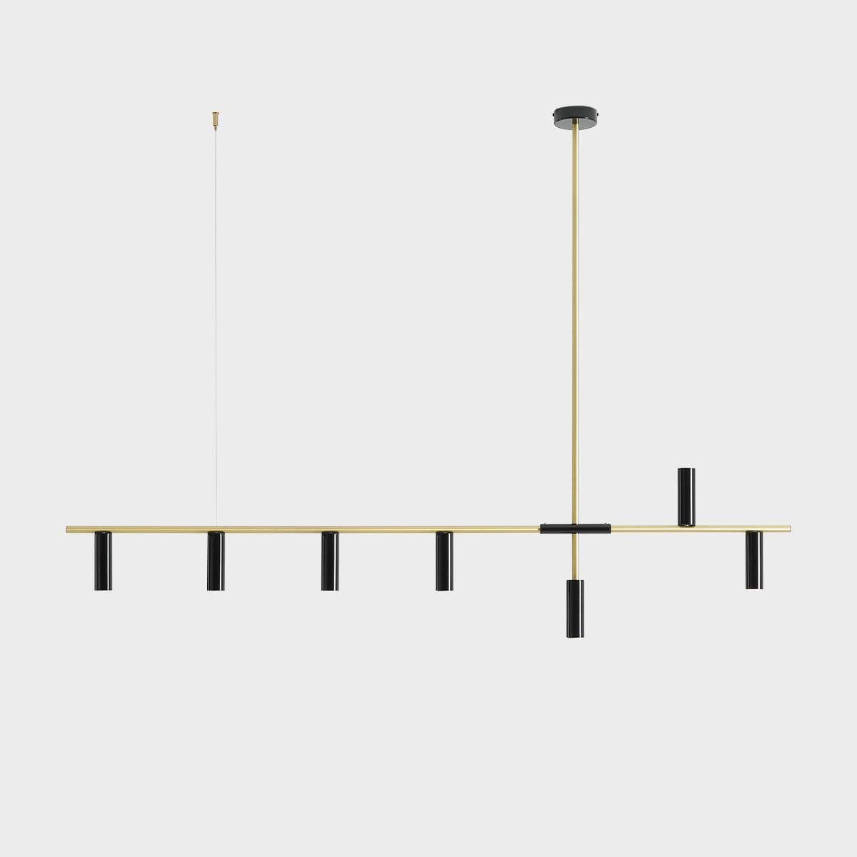 Lampa wisząca TREVO czarny z mosiężnym wykończeniem Artera Eye on Design