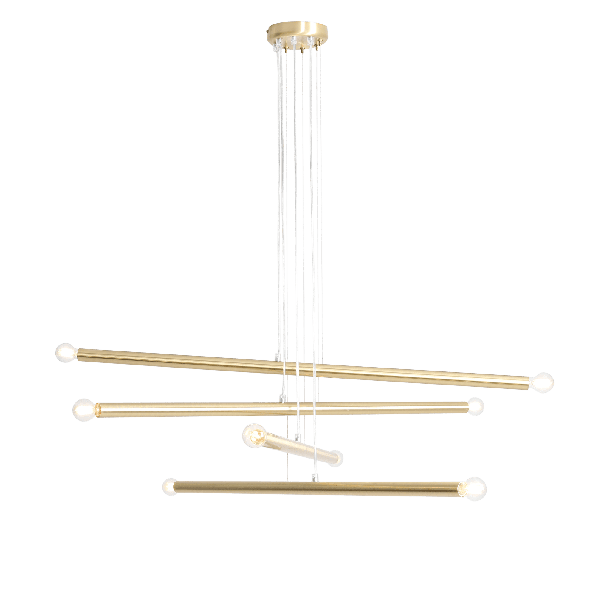 Lampa wisząca TUBO mosiężny Artera 8 Eye on Design