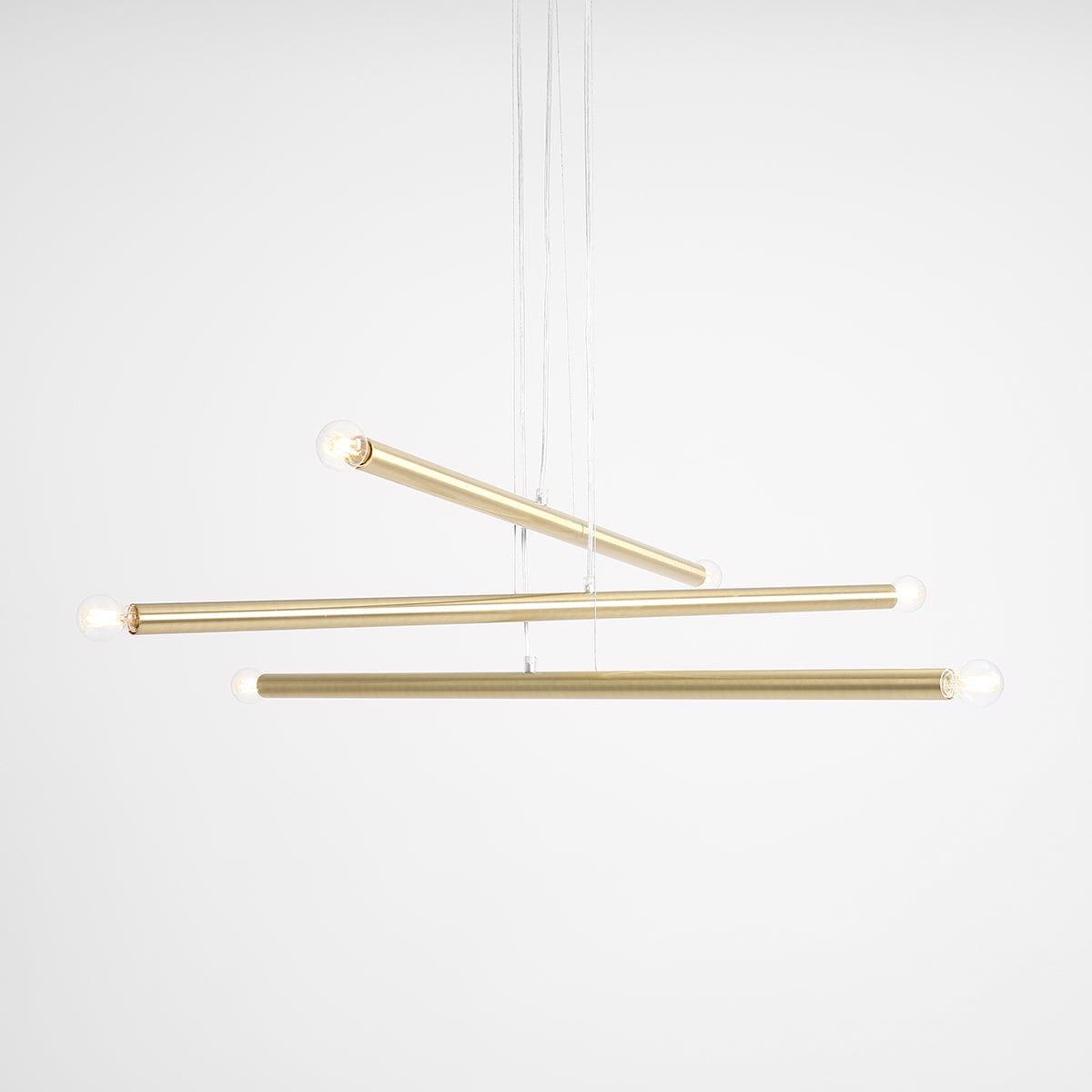 Lampa wisząca TUBO mosiężny Artera Eye on Design