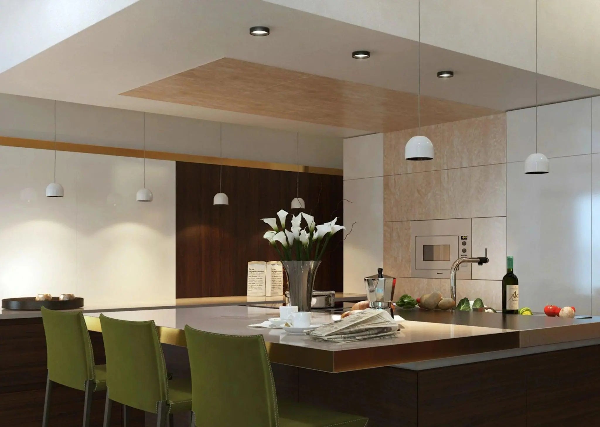 Lampa wisząca WAN biały – Flos