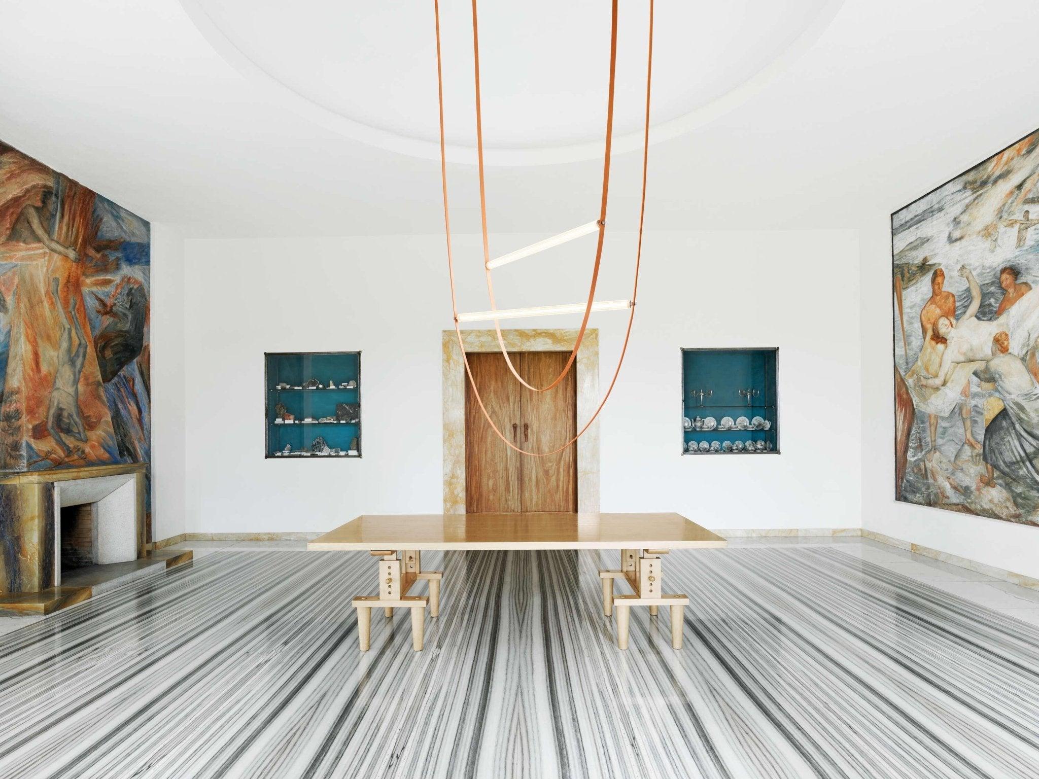 Lampa wisząca WIRELINE różowy Flos Eye on Design