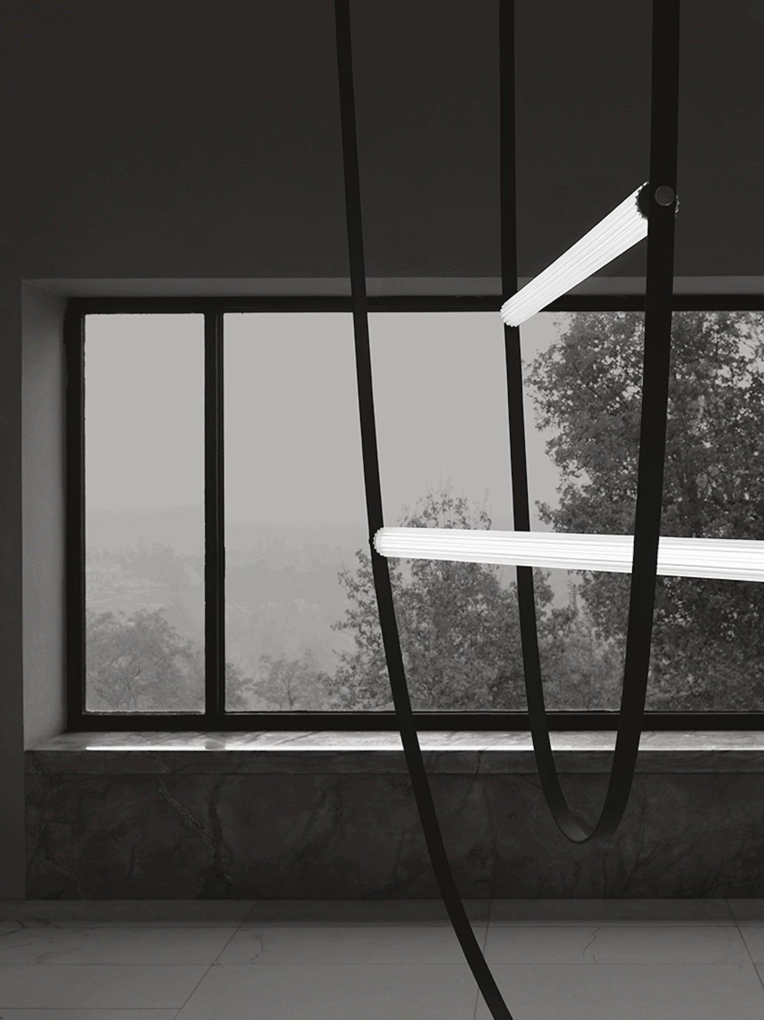 Lampa wisząca WIRELINE różowy Flos Eye on Design