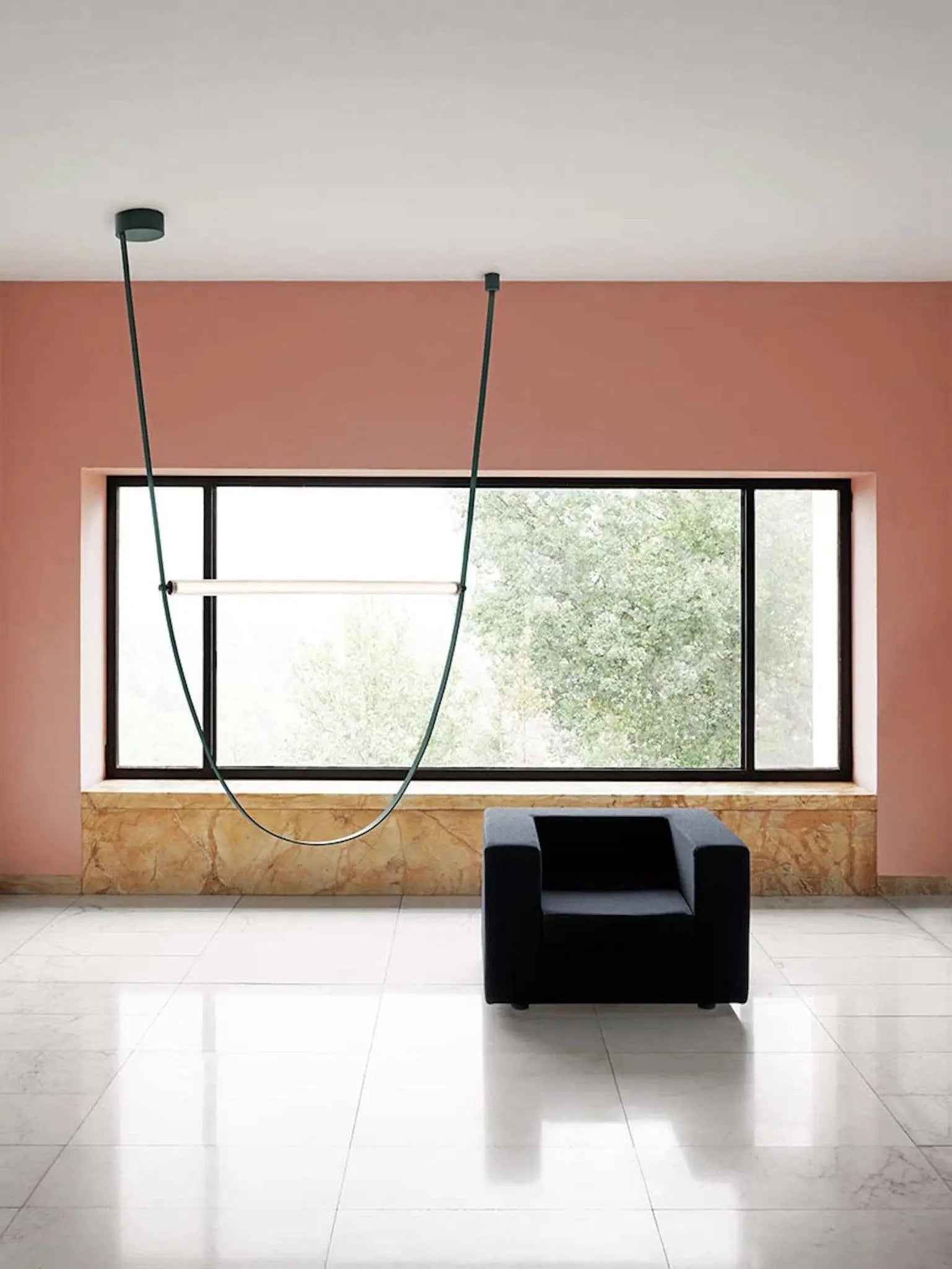 Lampa wisząca WIRELINE zielony, marka Flos