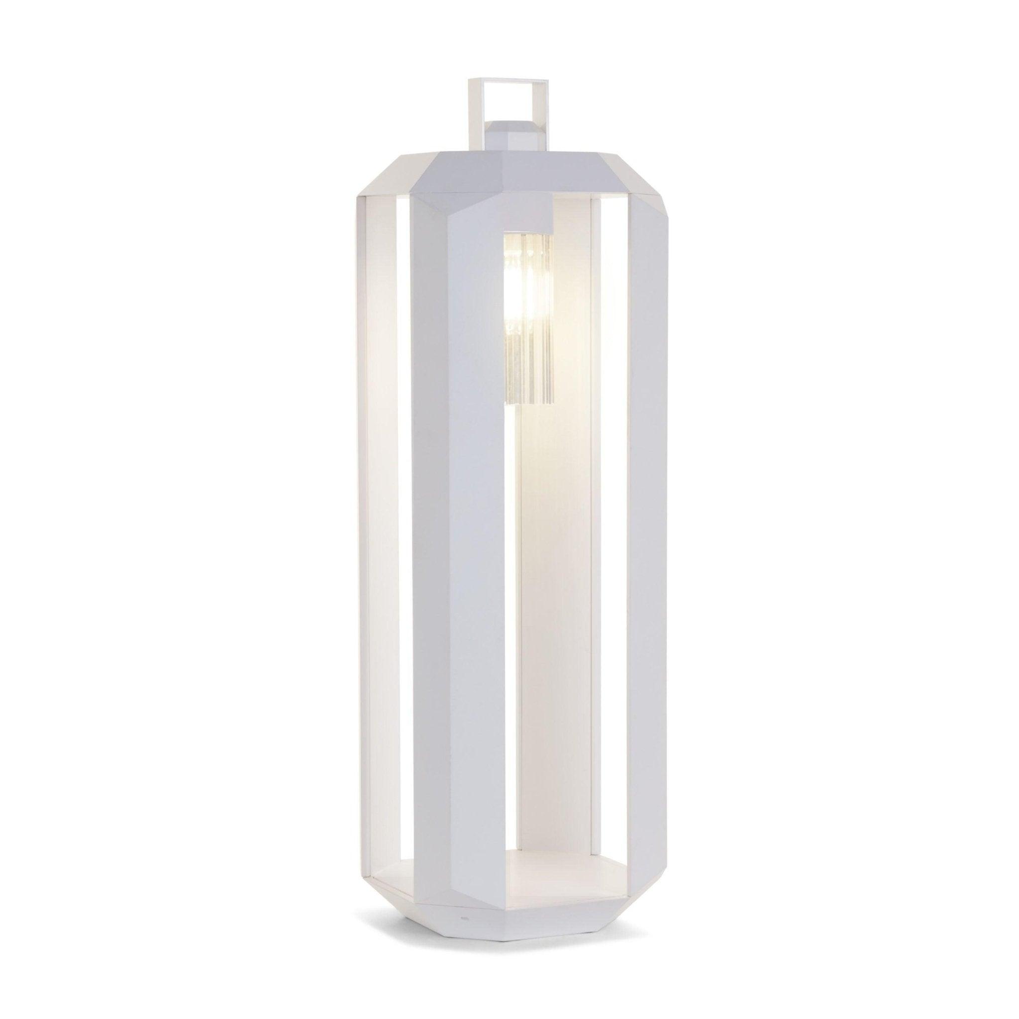 Lampa zewnętrzna akumulatorowa CUBE BATTERY biały Contardi Eye on Design