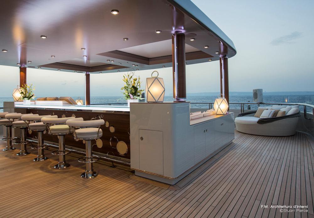 Lampa zewnętrzna akumulatorowa MUSE BATTERY biały Contardi Eye on Design