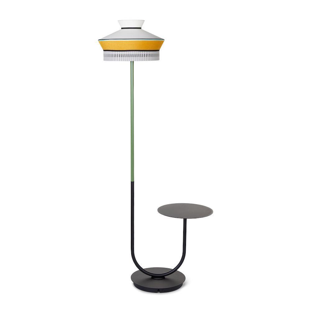 Lampa zewnętrzna i stolik CALYPSO MARTINIQUE żółty Contardi Eye on Design