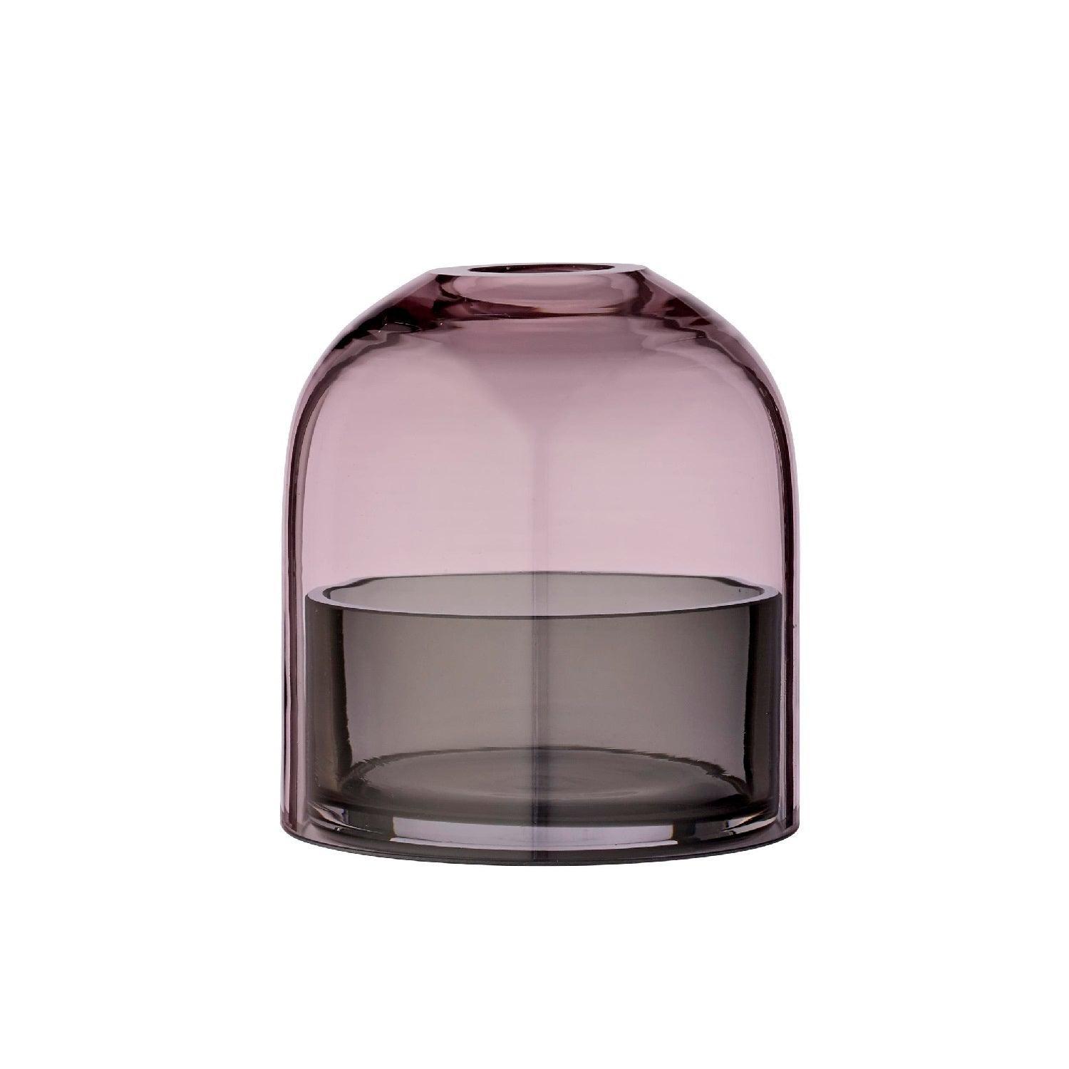 Lampion na tealight TOTA różowe szkło AYTM Eye on Design