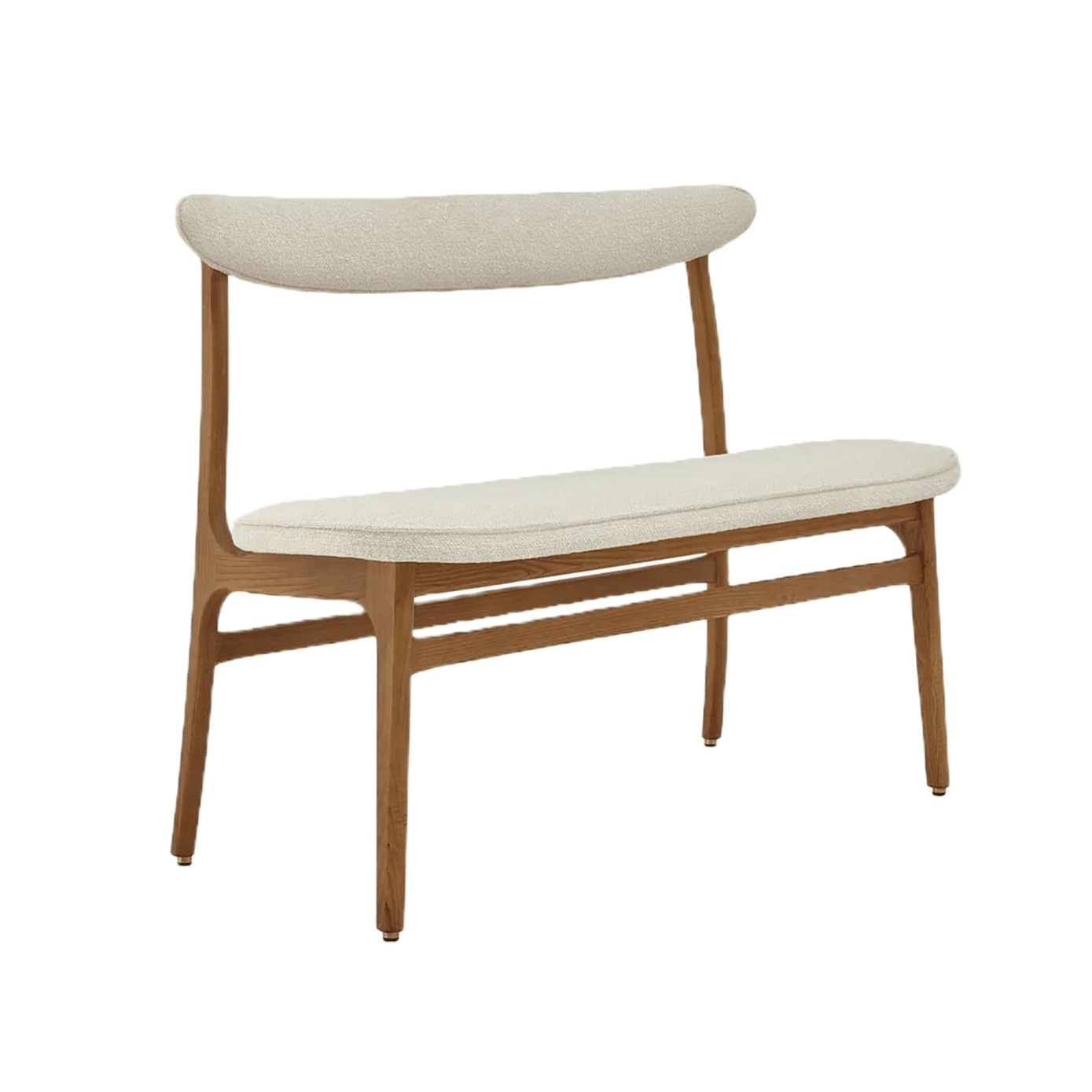 Ławka 200-190 beżowy w tkaninie Boucle Creme – 366 concept