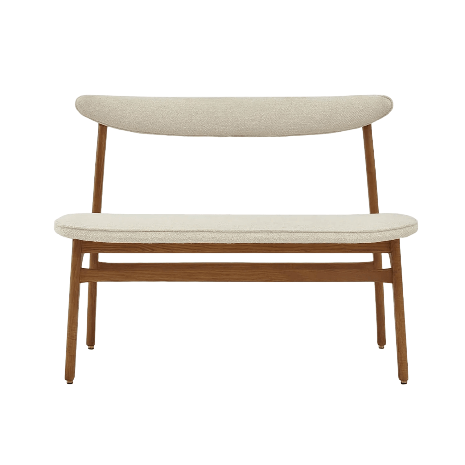 Ławka 200-190 beżowy w tkaninie Boucle Creme – 366 concept