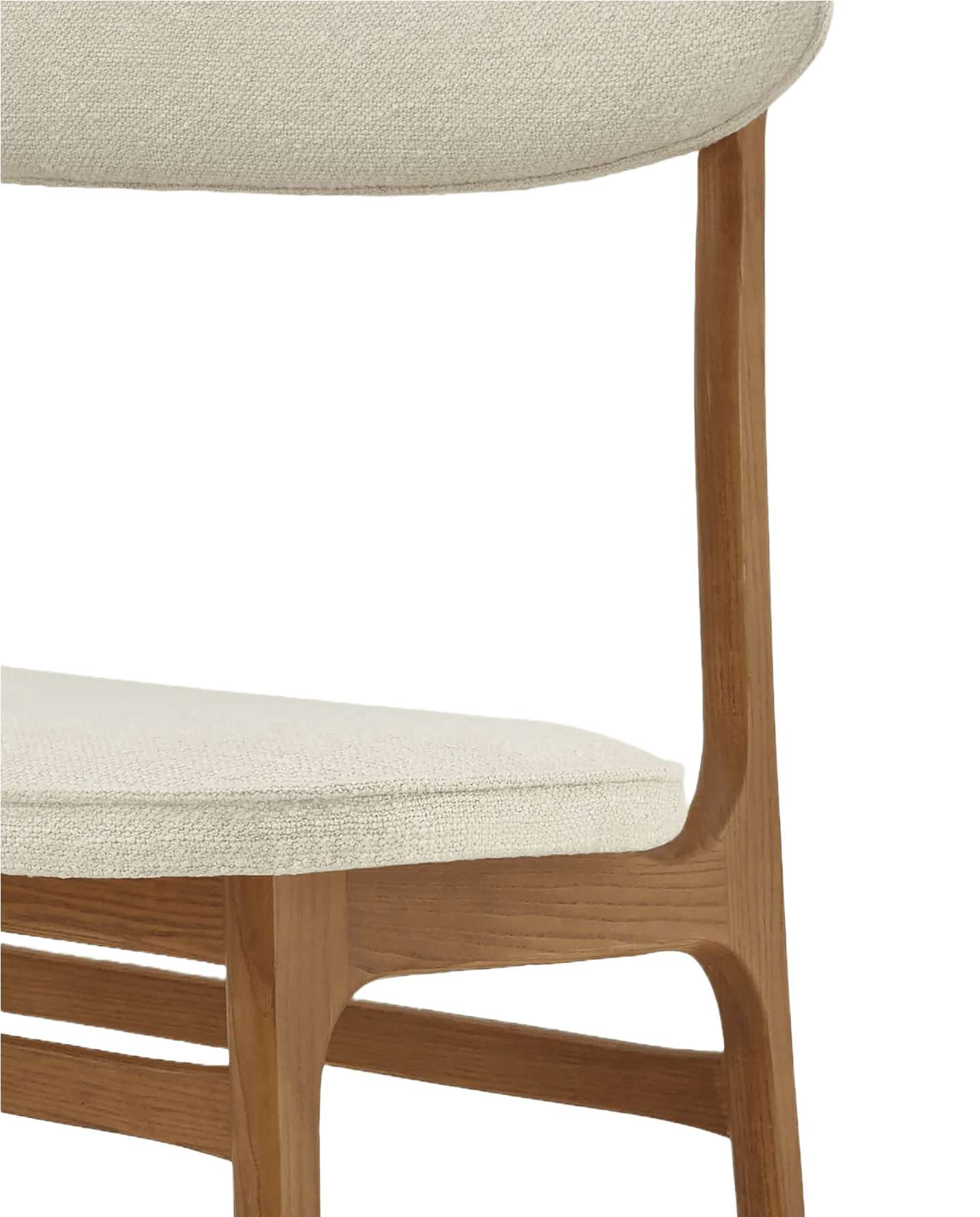 Ławka 200-190 beżowy w tkaninie Boucle Creme – 366 concept
