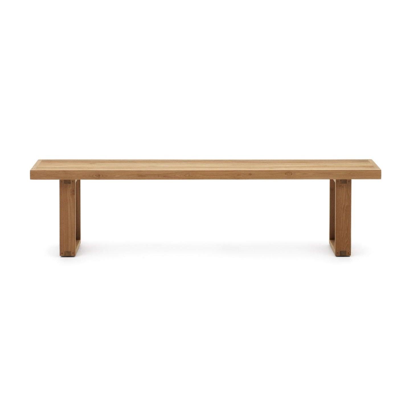 Ławka ogrodowa CANADELL lite drewno tekowe La Forma 210 cm Eye on Design