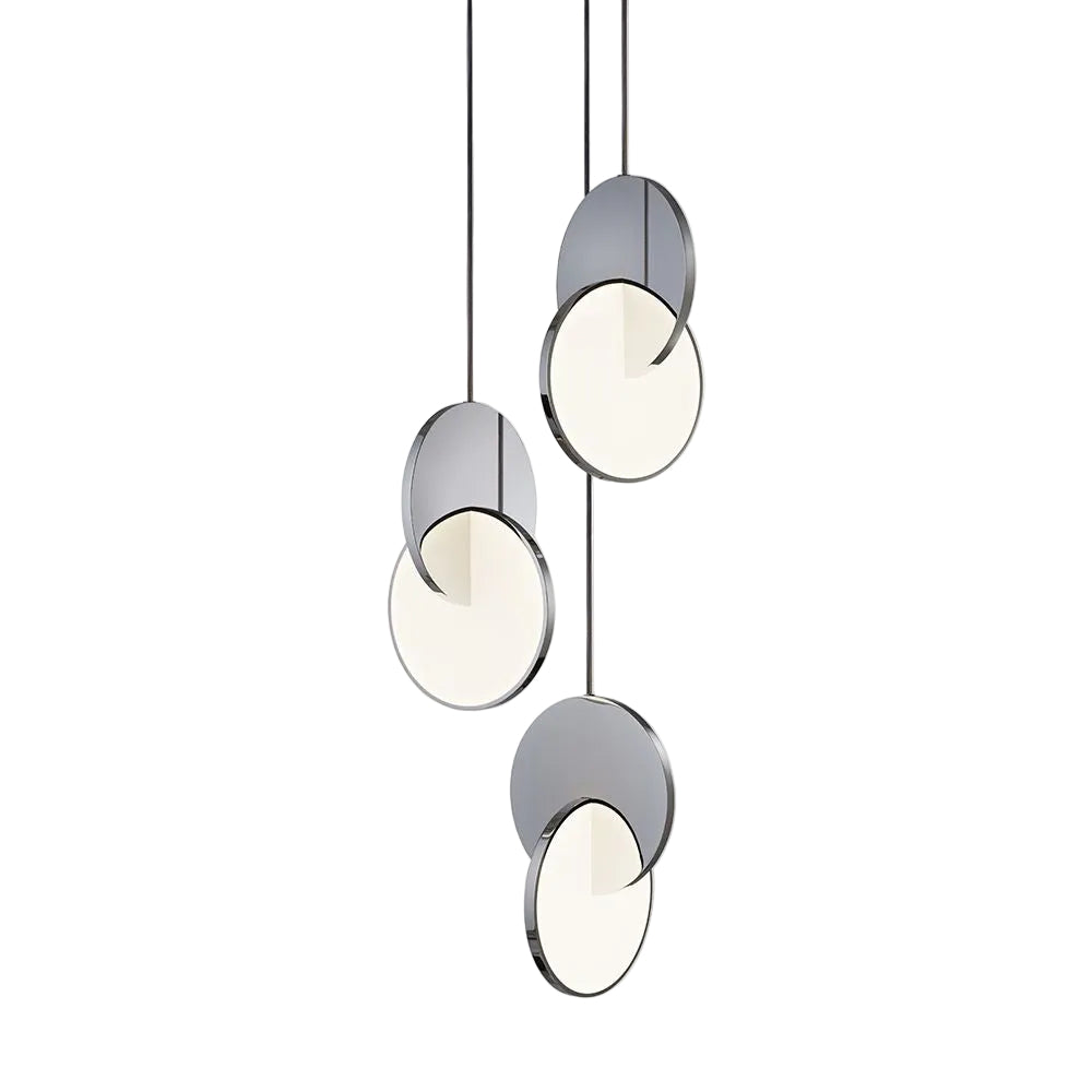 Lampa visící 3-bodová ECLIPSE v chromovém provedení