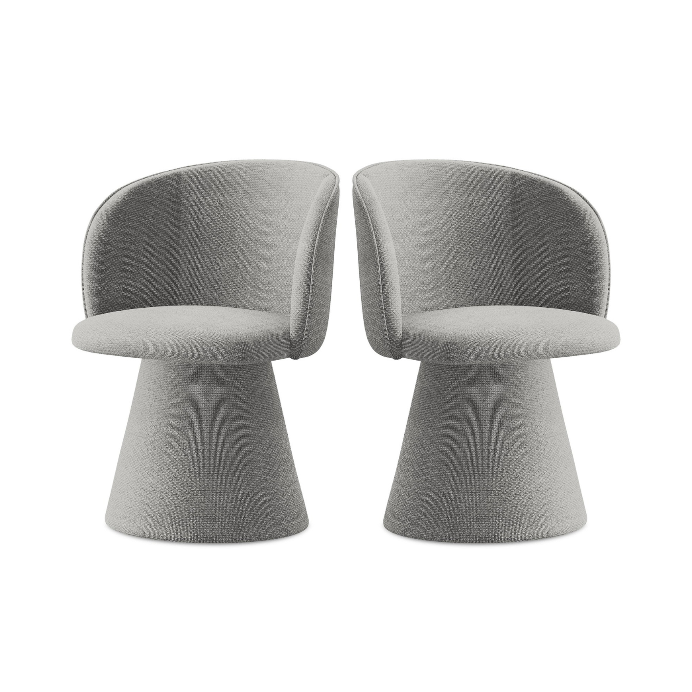 MAIA Chair in Light Gray Boucle