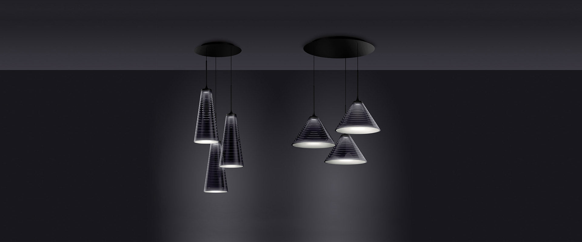 Pendant Lamp LOOK AT ME CLUSTER black