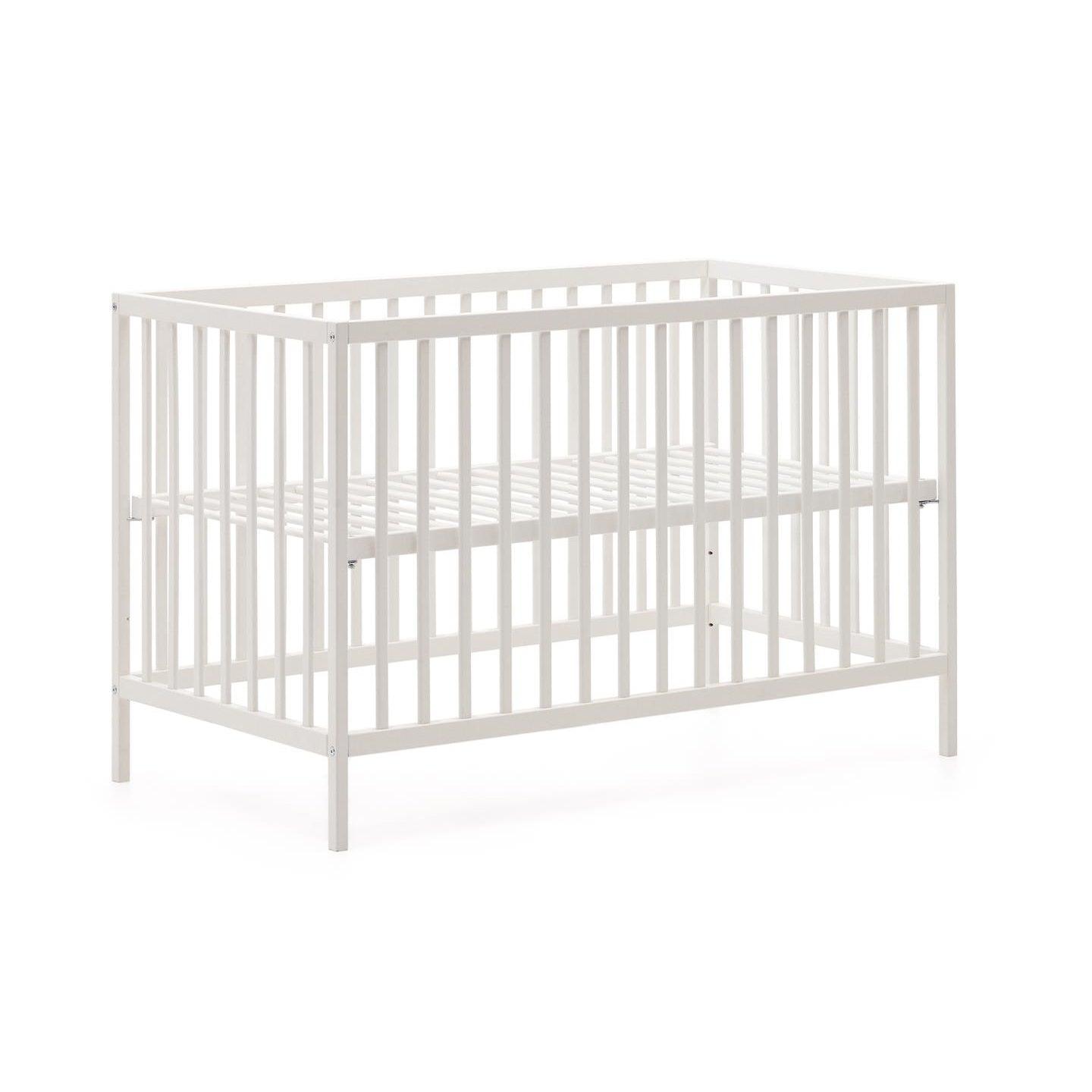 Łóżeczko dziecięce SHANTAL białe drewno bukowe La Forma Eye on Design