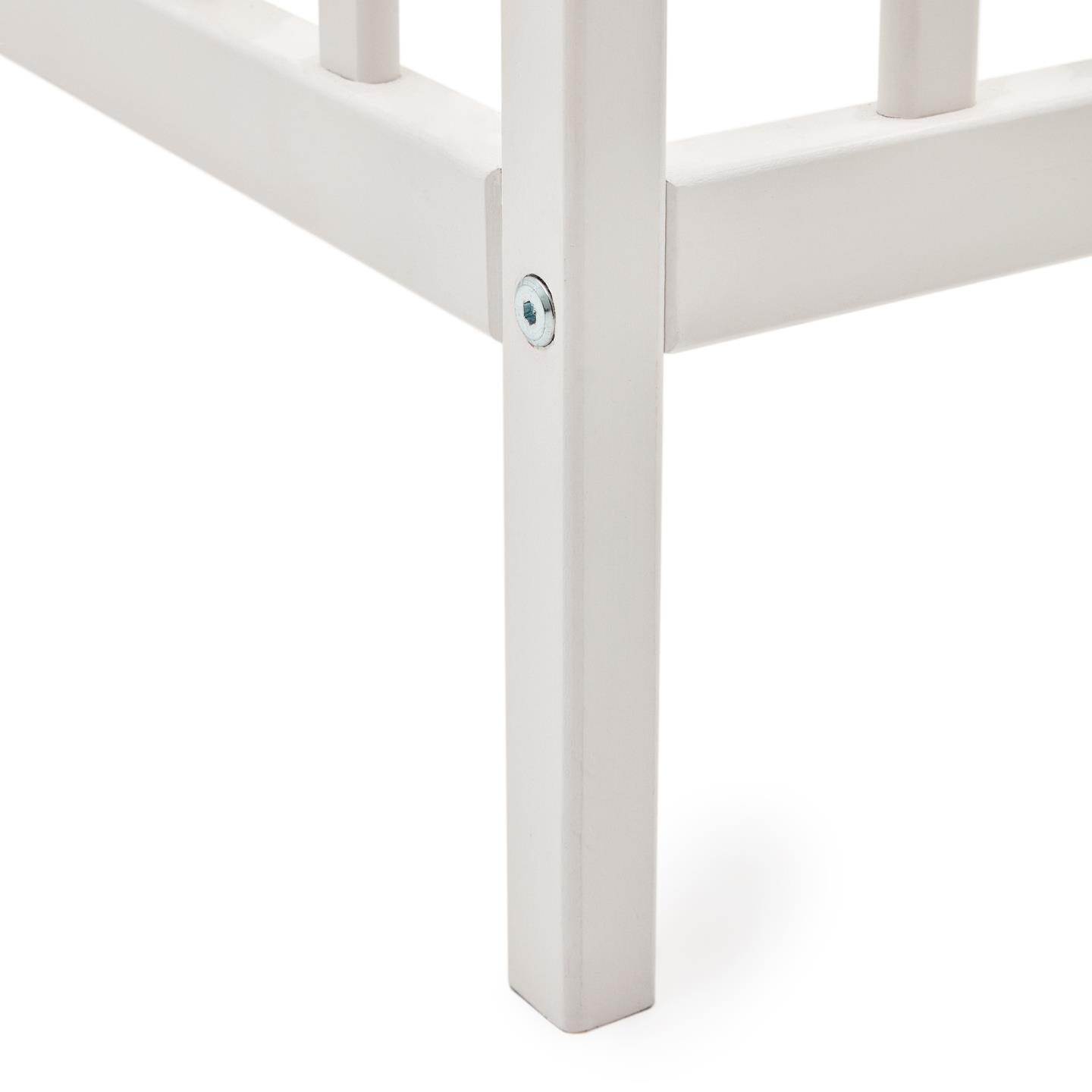 Łóżeczko dziecięce SHANTAL białe drewno bukowe La Forma Eye on Design