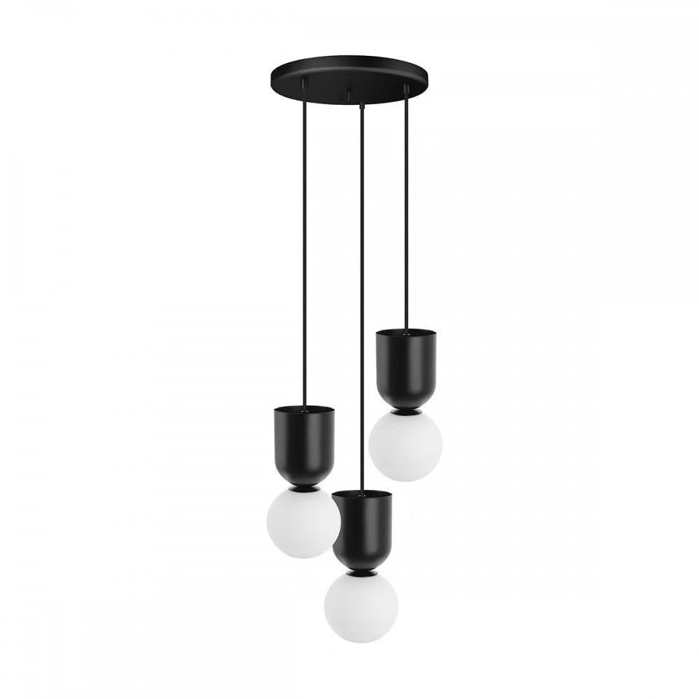 Závěsné svítidlo LUOTI 3P černé