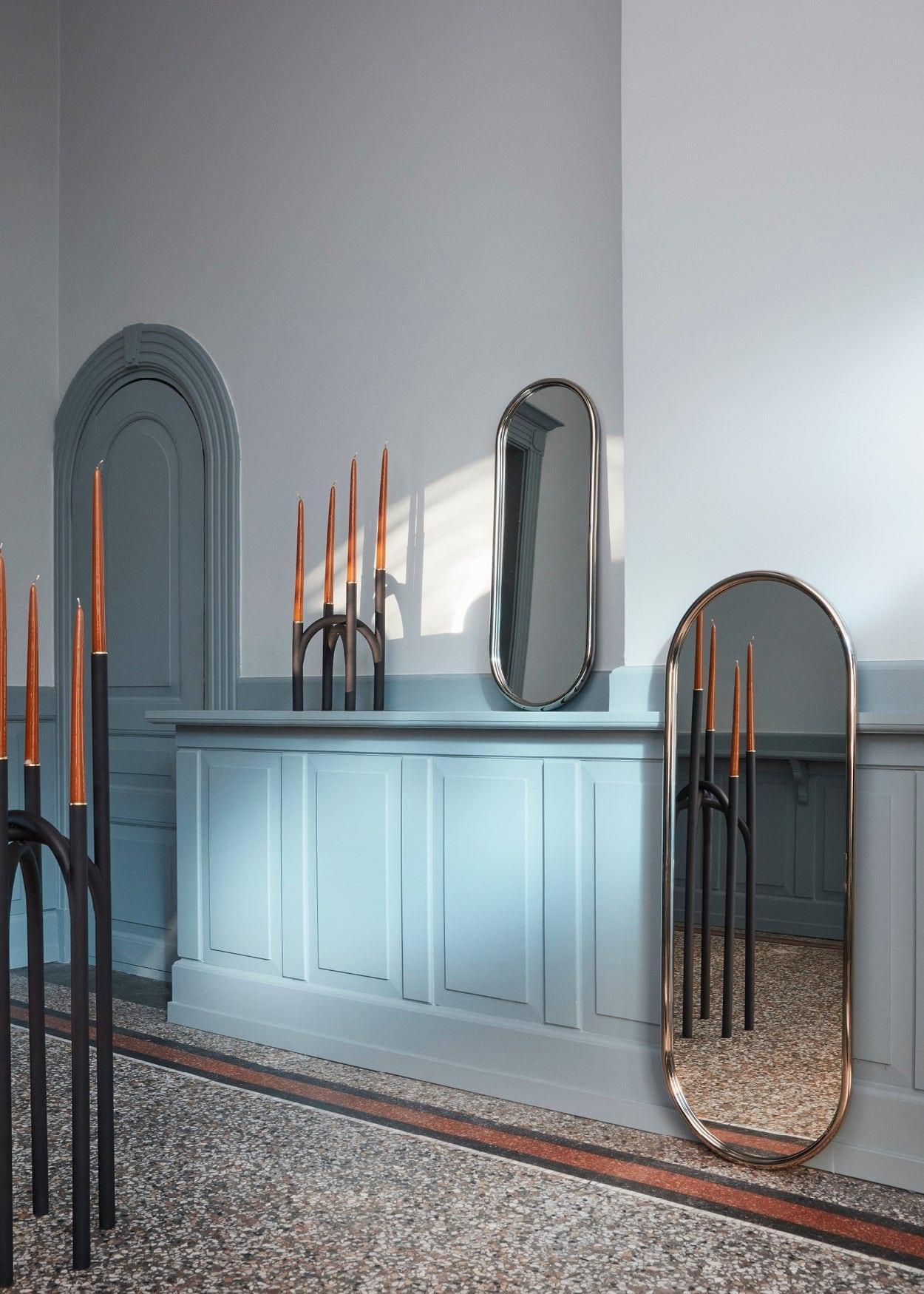 Lustro ANGUI srebrna rama AYTM Eye on Design