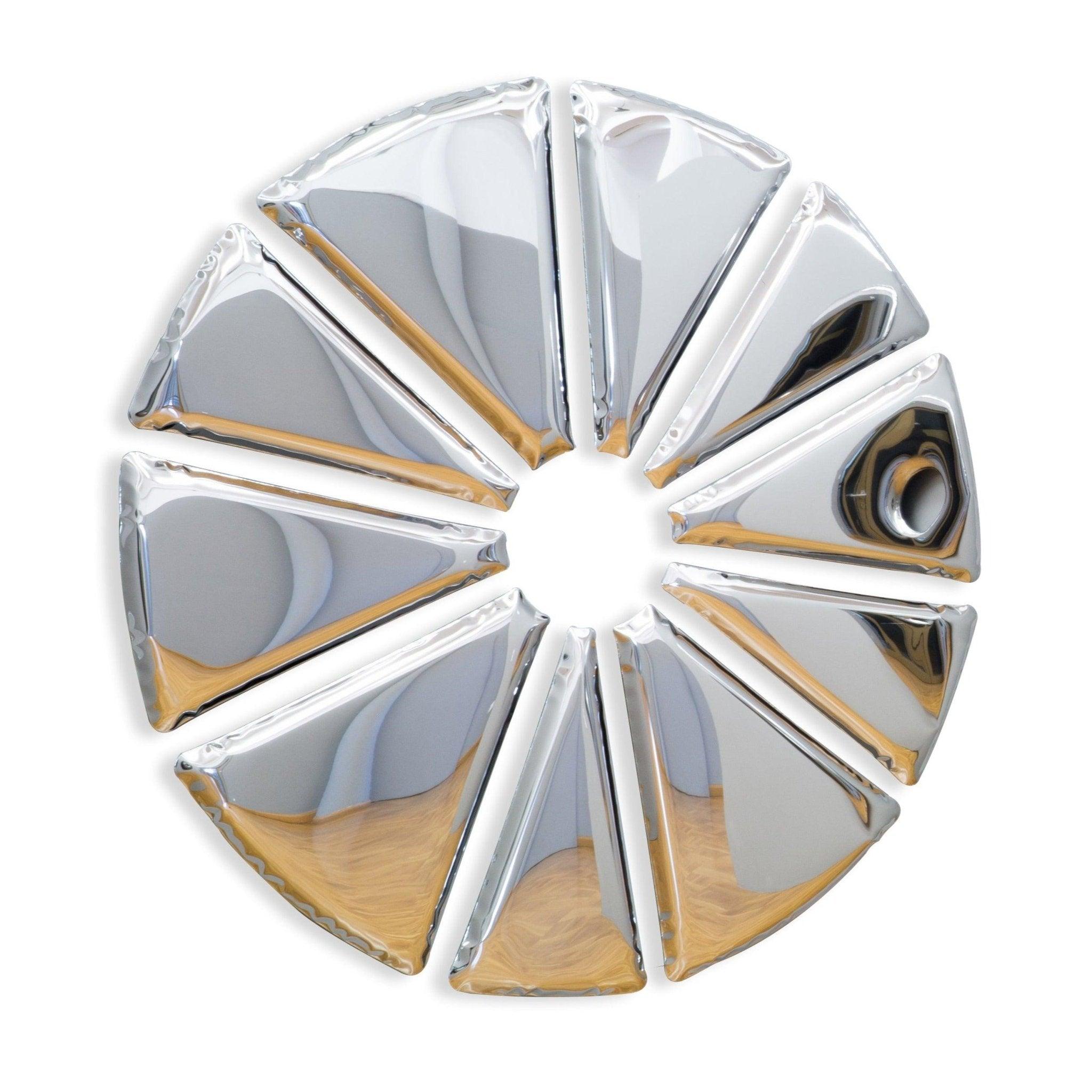 Lustro dekoracyjne NUCLEUS inox Zieta Studio Eye on Design