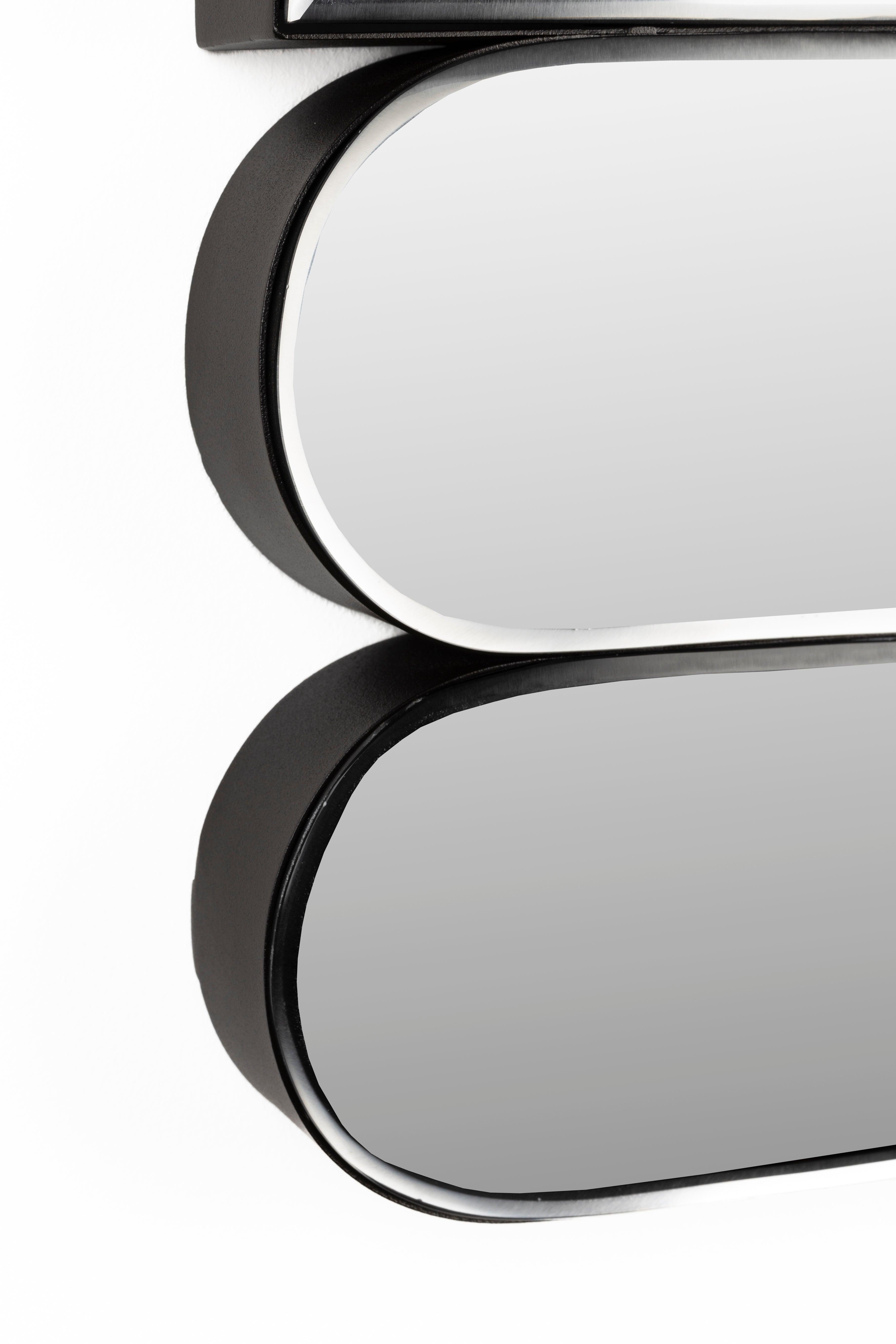 Lustro GLAMOUR ciemnobrązowy Zuiver Eye on Design