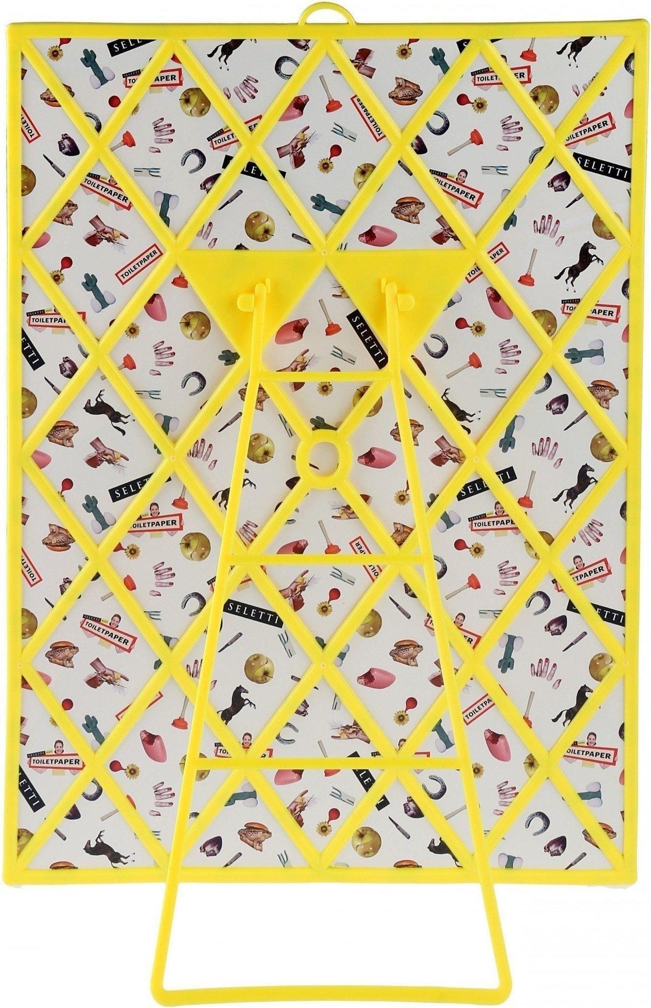 Lustro HANDS WITH SNAKES w błękitnej ramce Seletti Eye on Design