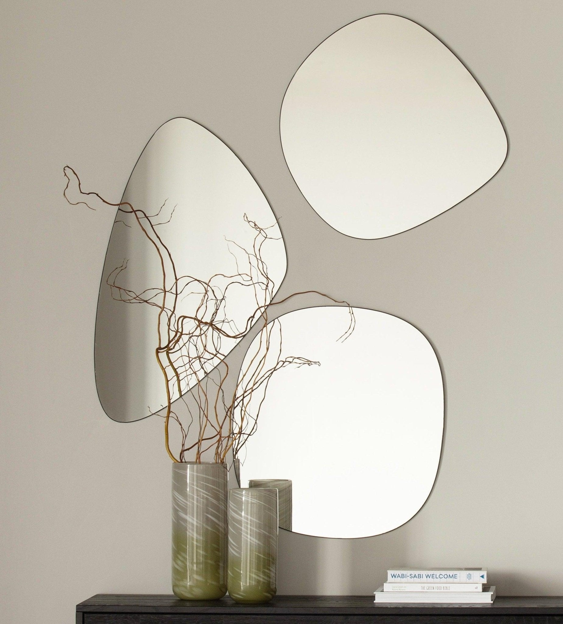 Lustro kwadratowe PHILOU czarna rama Woood Exclusive Eye on Design