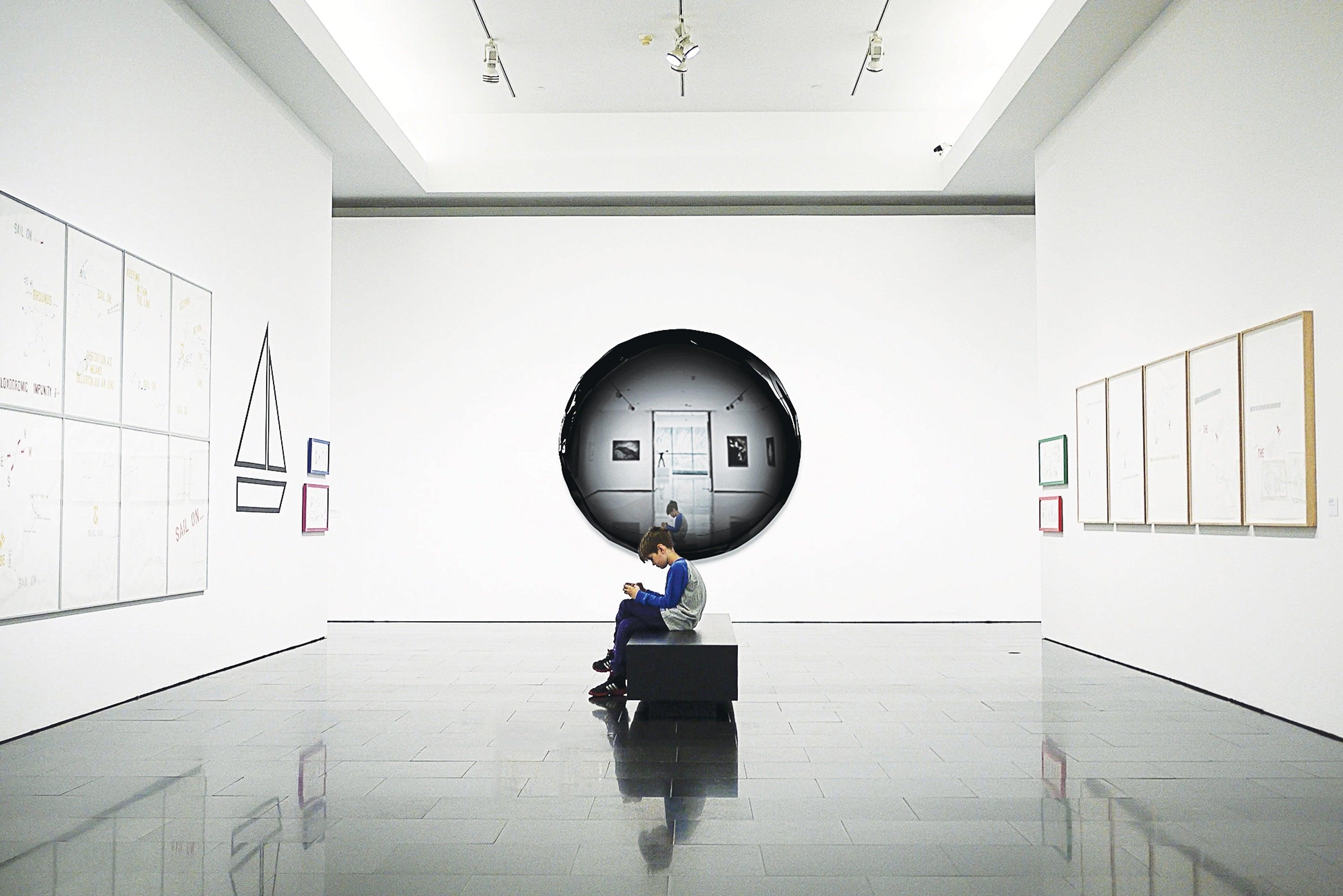 Lustro OKO transitions ciemna materia Zieta Studio Eye on Design