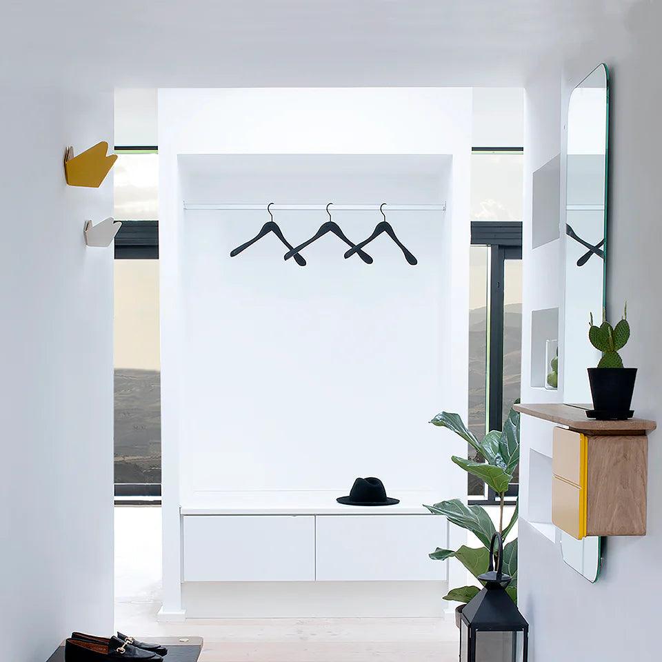 Lustro ONE MORE LOOK szafranowy z dębem UMAGE Eye on Design