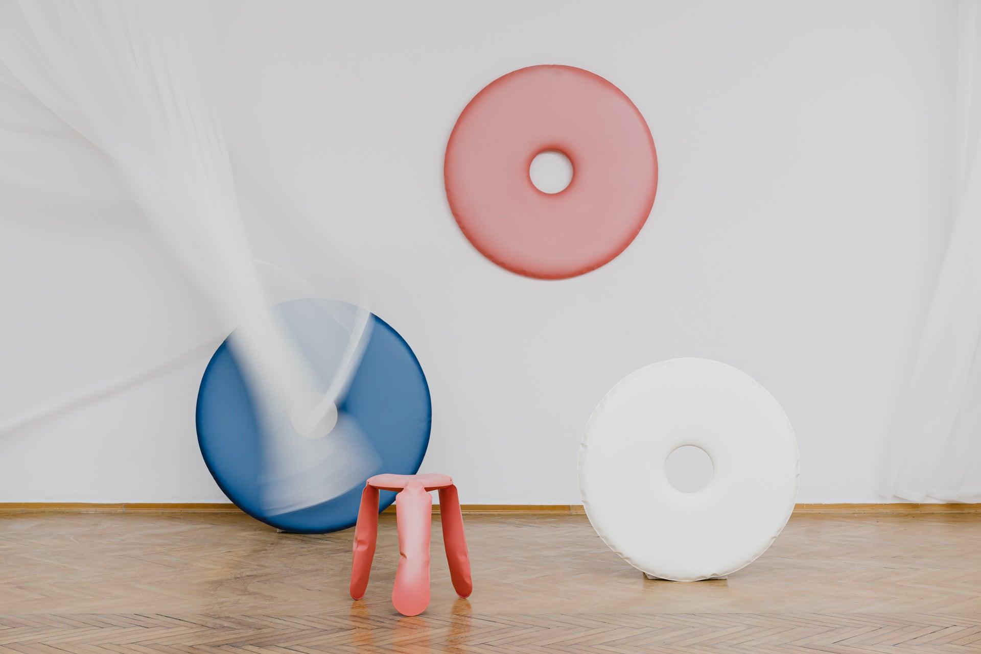 Lustro RONDO cotton candy różowy mat – Zieta Studio