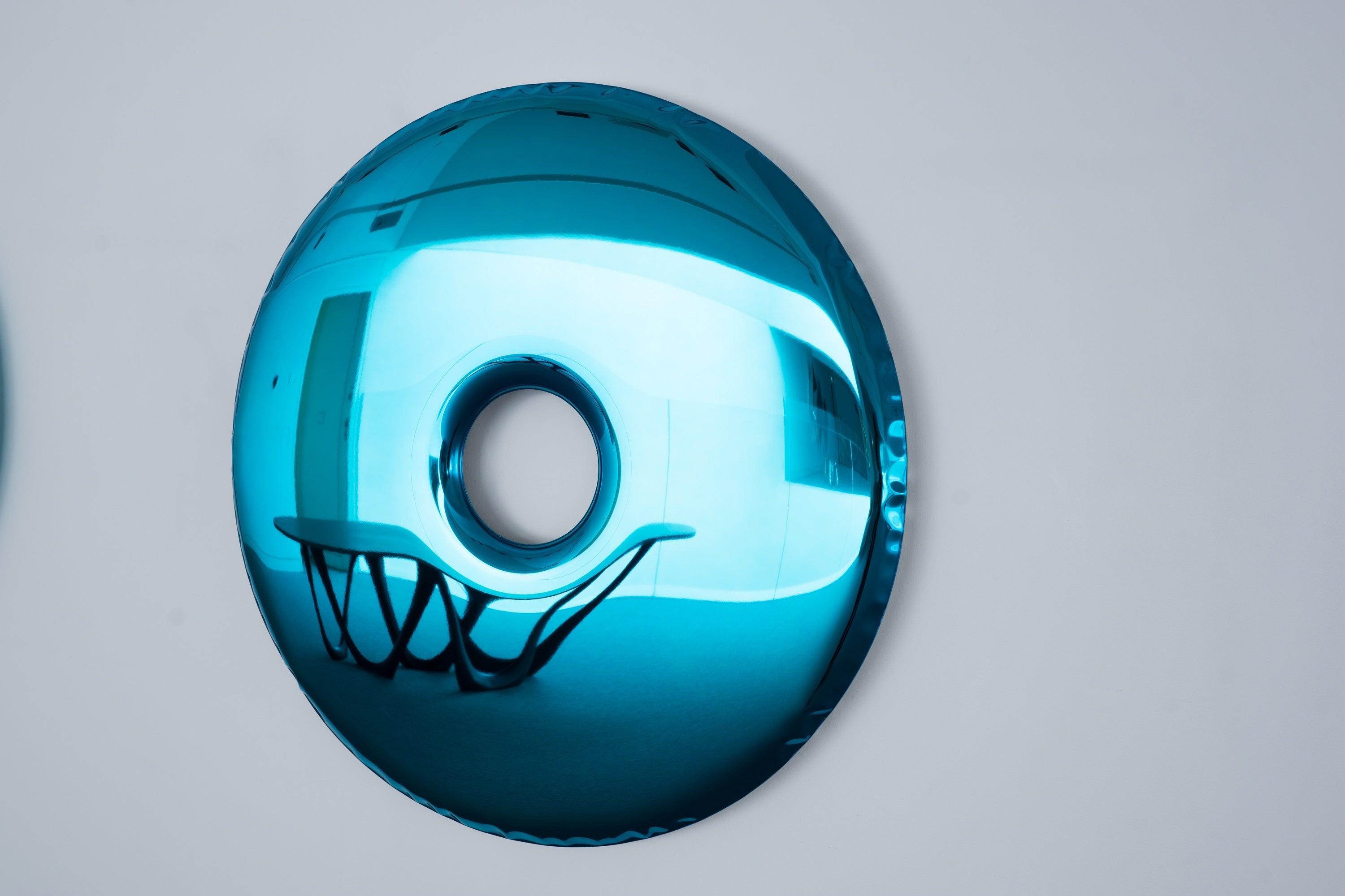 Lustro RONDO gradient szafir Zieta Studio Eye on Design