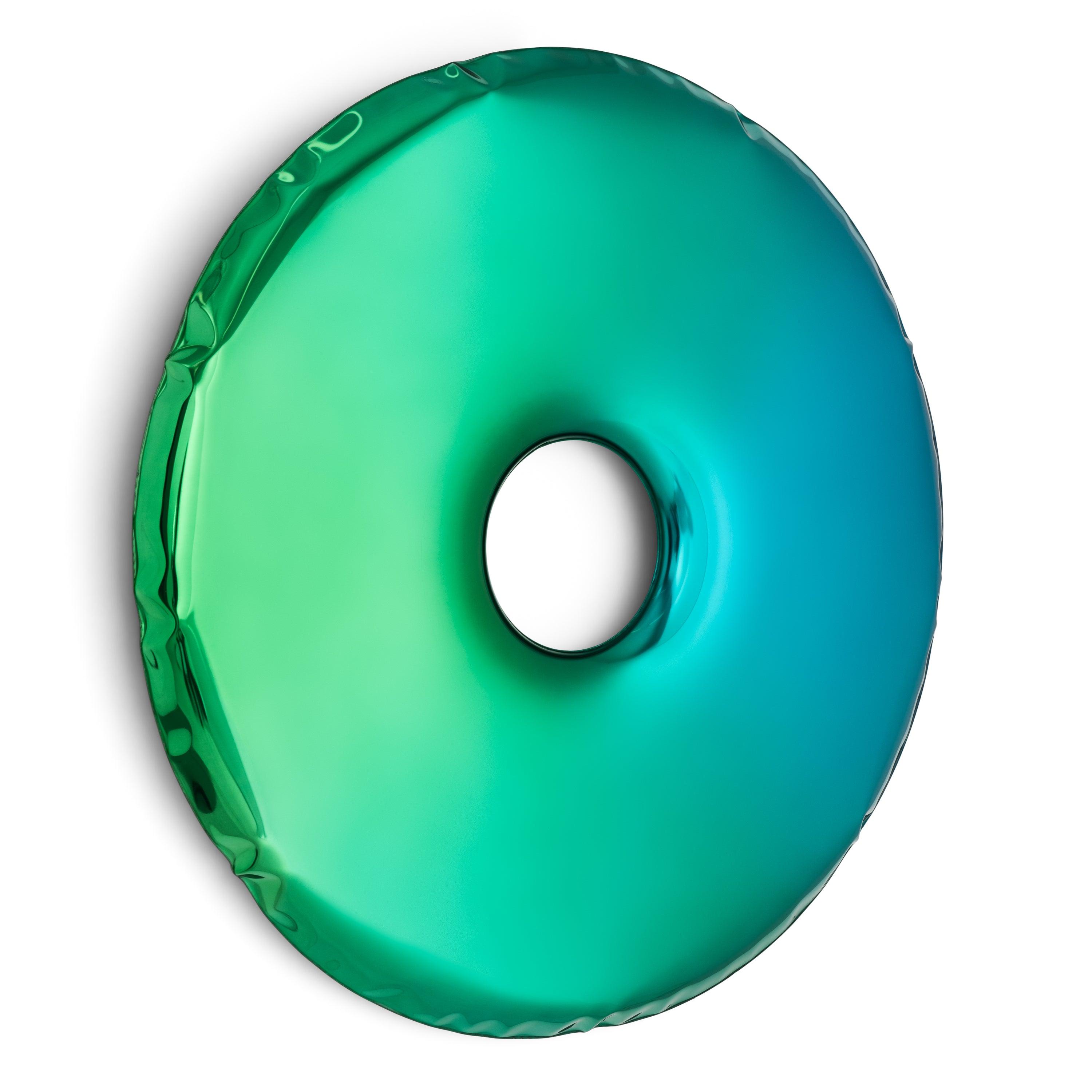 Lustro RONDO gradient szmaragd/szafir Zieta Studio Eye on Design