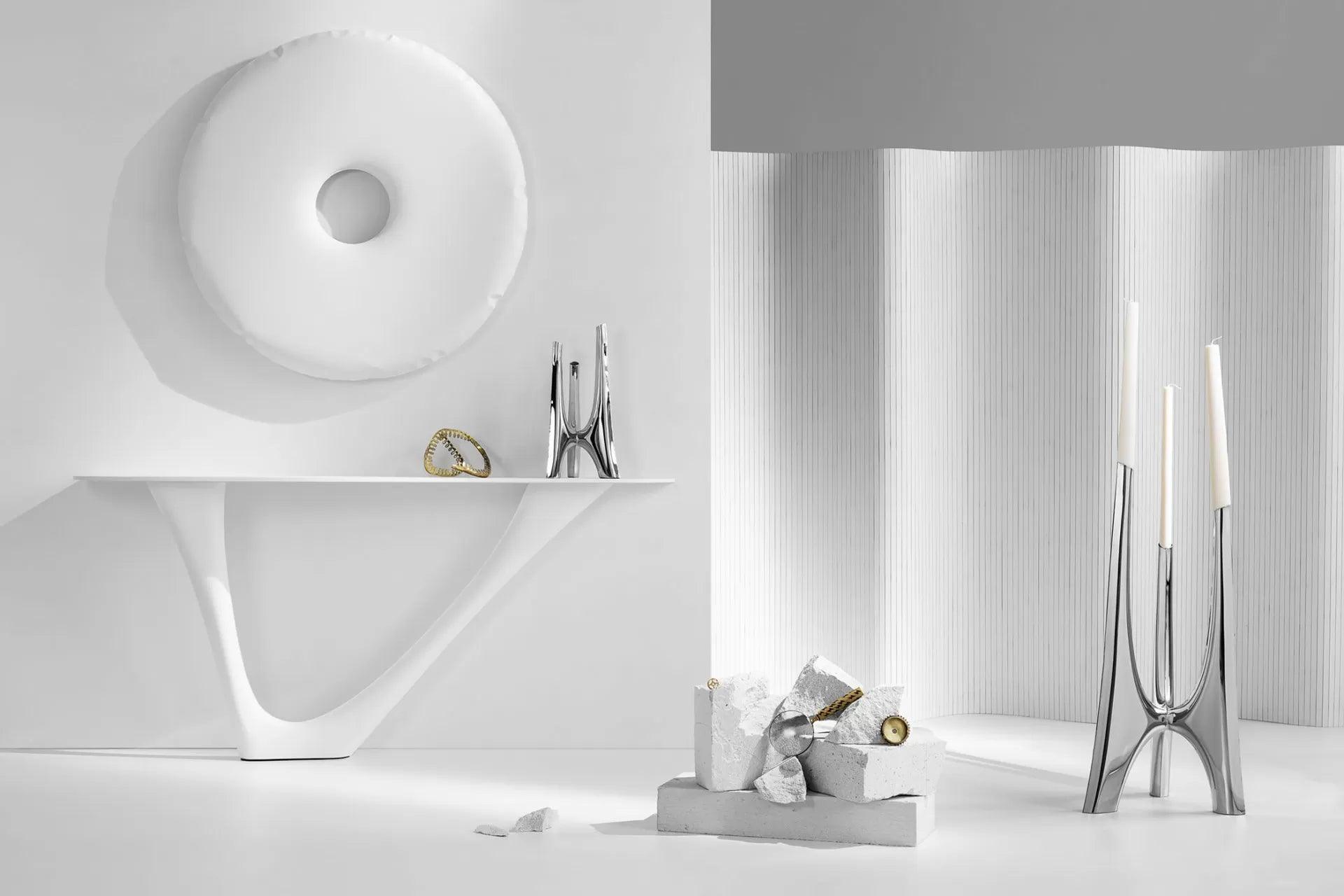 Lustro RONDO transitions czerwony rubinowy Zieta Studio Eye on Design