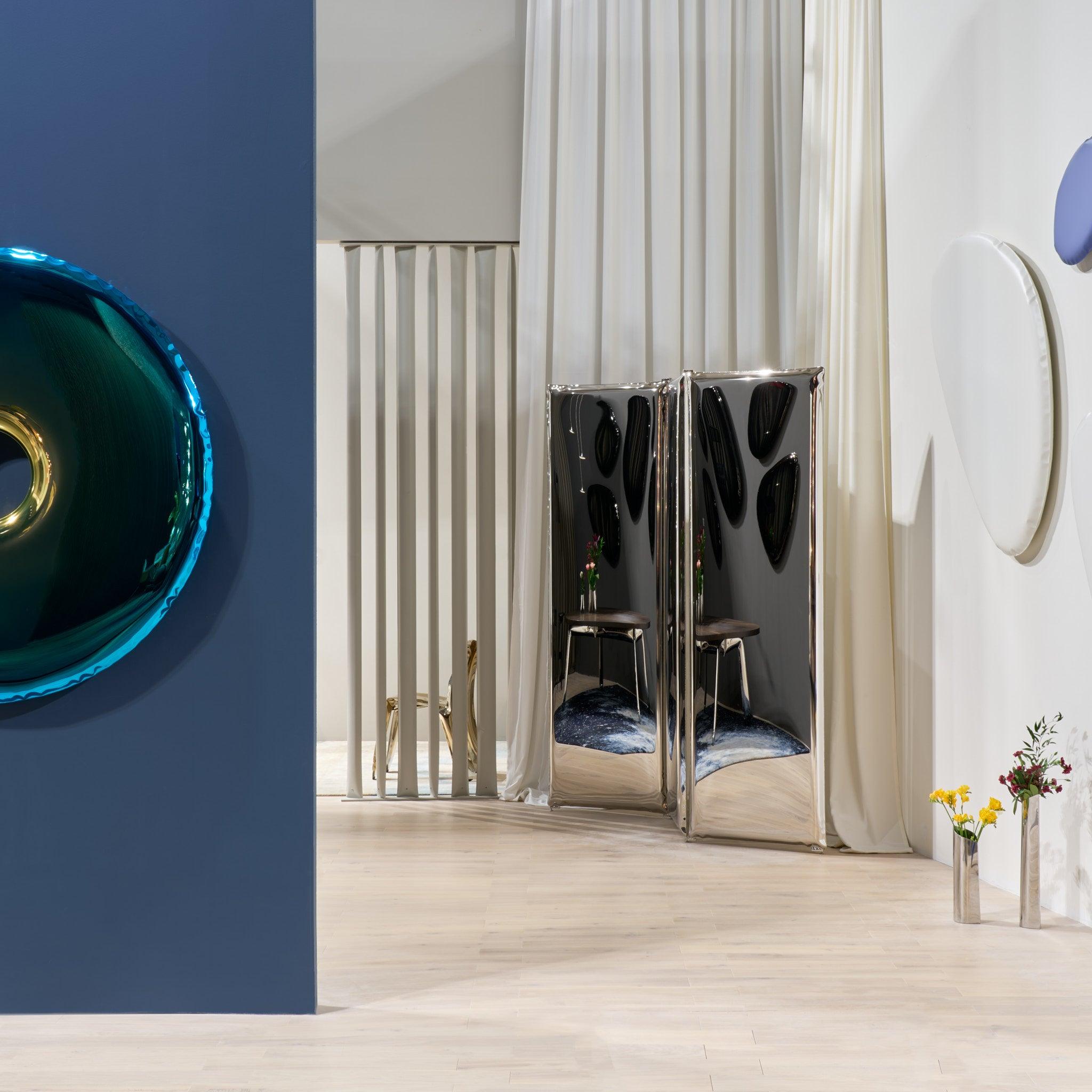 Lustro TAFLA O cotton candy biały mat Zieta Studio Eye on Design