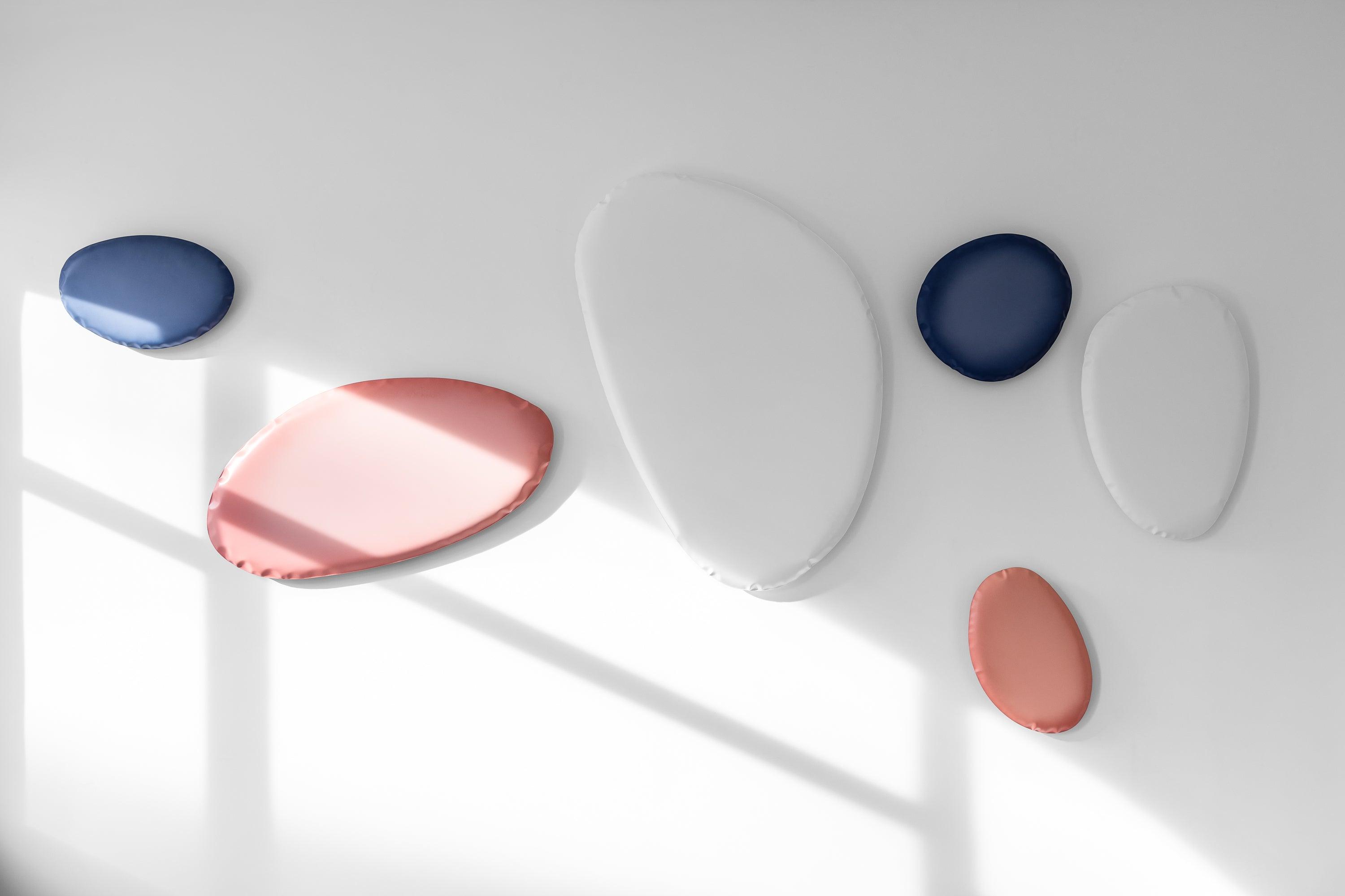 Lustro TAFLA O cotton candy niebieski mat Zieta Studio Eye on Design