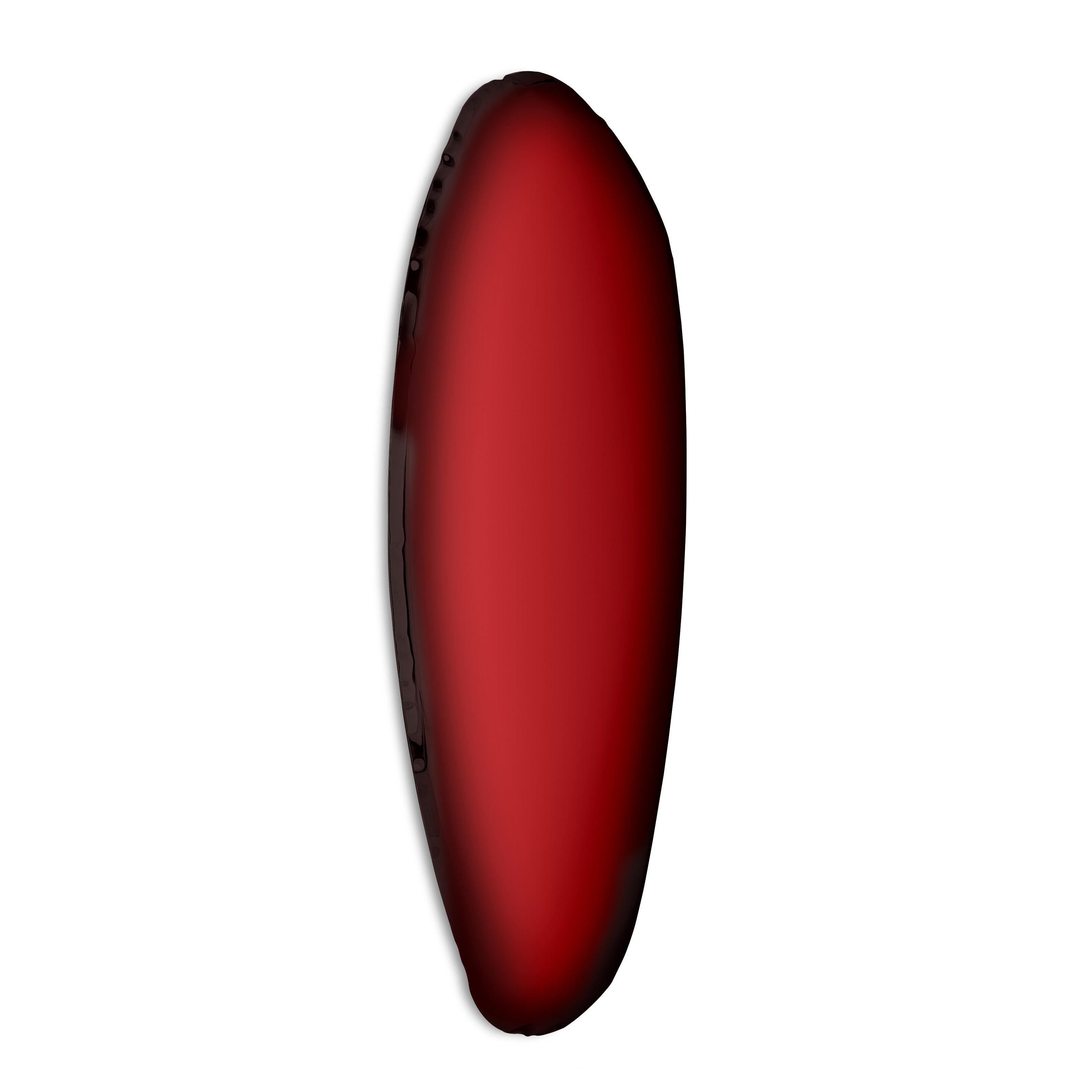 Lustro TAFLA O transitions czerwony rubin Zieta Studio O1 Eye on Design