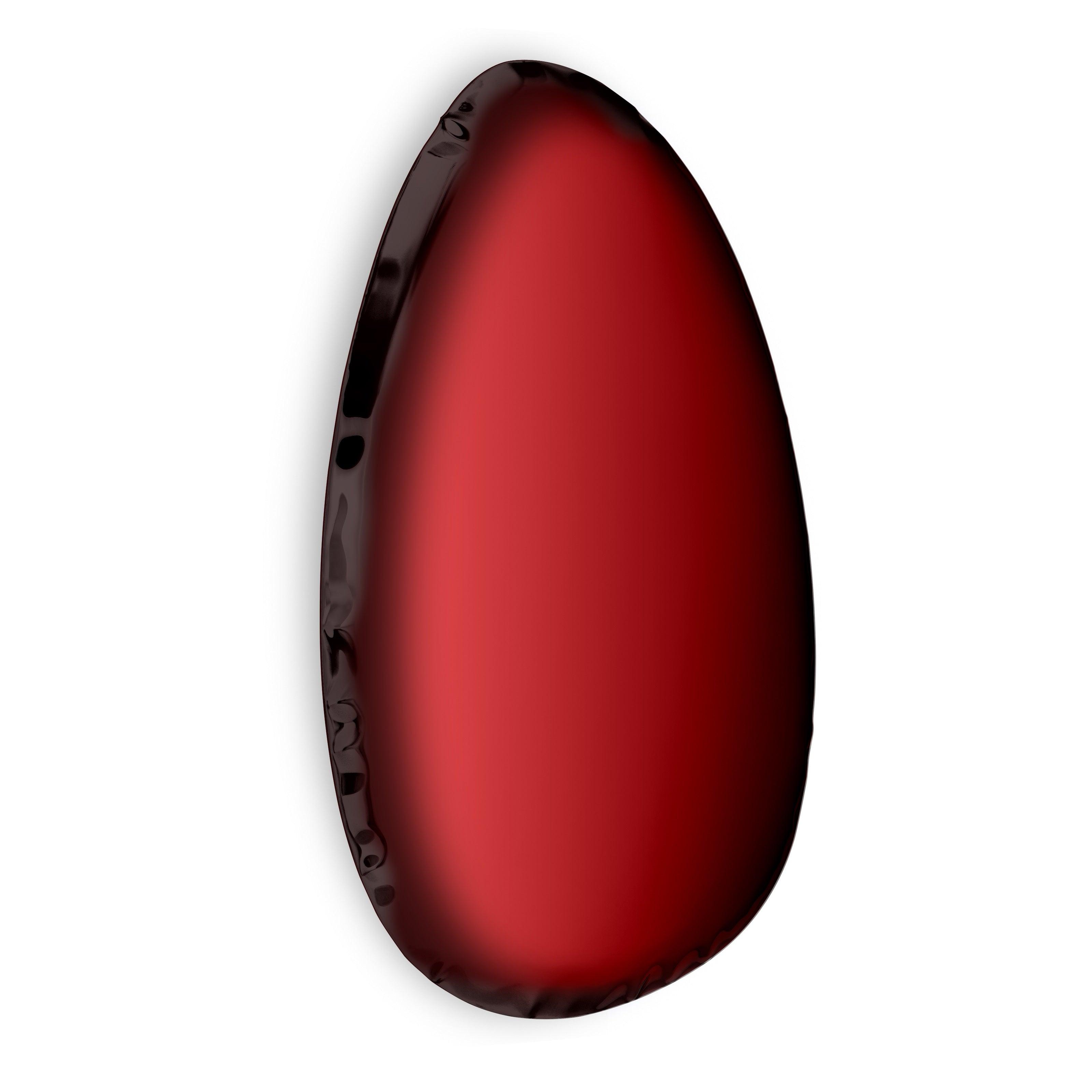 Lustro TAFLA O transitions czerwony rubin Zieta Studio O4.5 Eye on Design